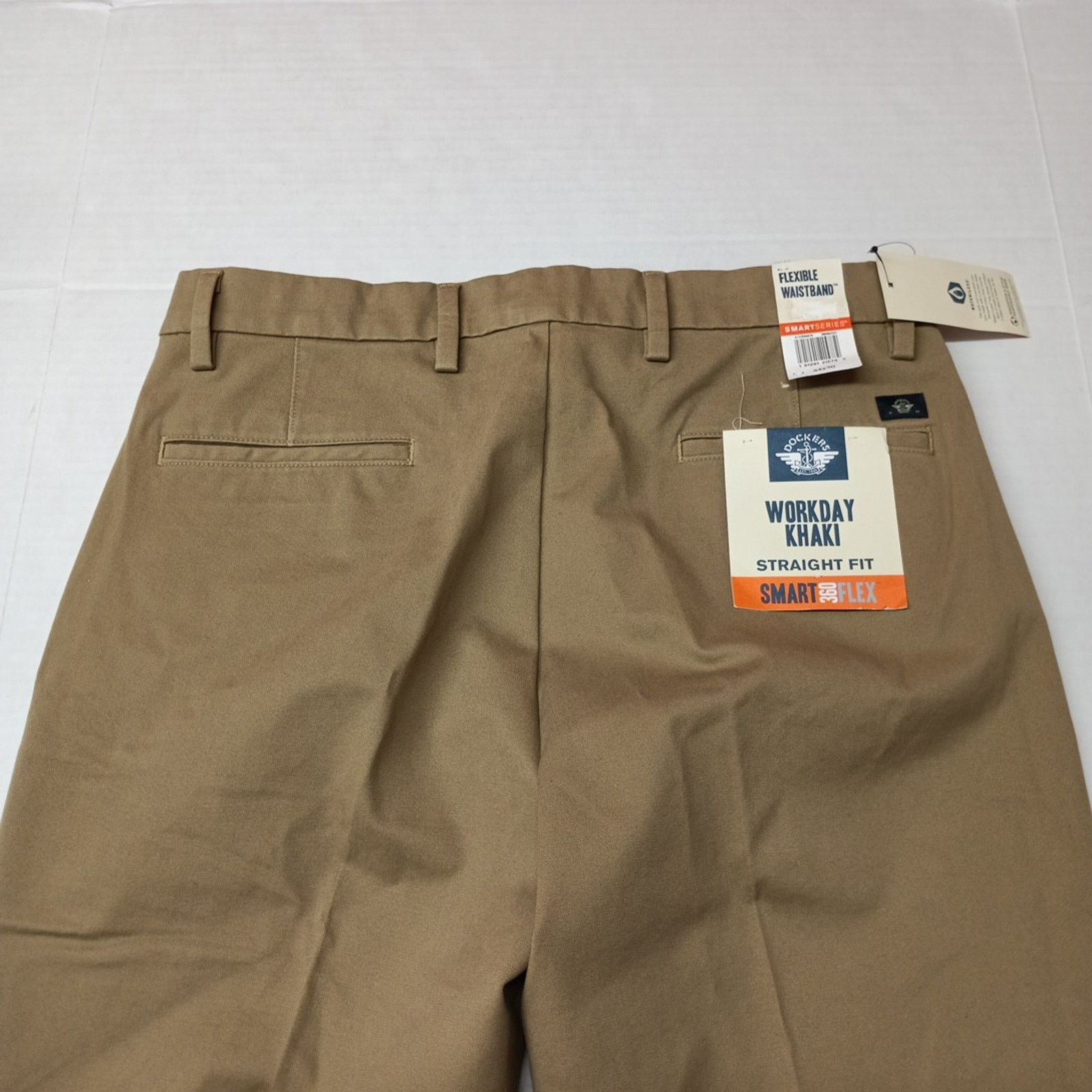 Dockers Dockers Workday Khakis Straight Fit Men's 34x30 Tan Stretch Size US 34 / EU 50 - 9 Thumbnail