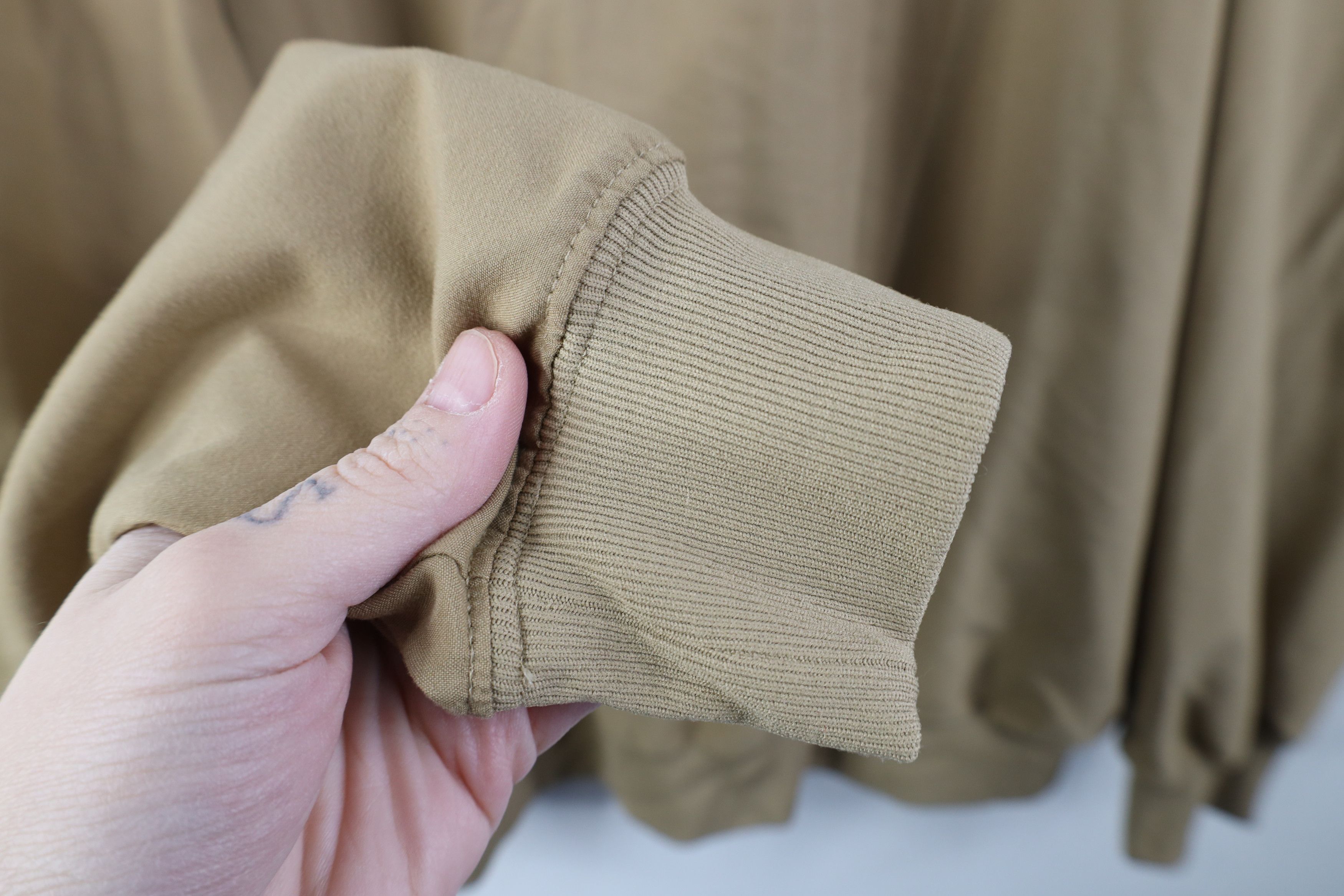 L.L. Bean Vintage 90s LL Bean V-Neck Pullover Windbreaker Jacket Beige Size US L / EU 52-54 / 3 - 8 Thumbnail