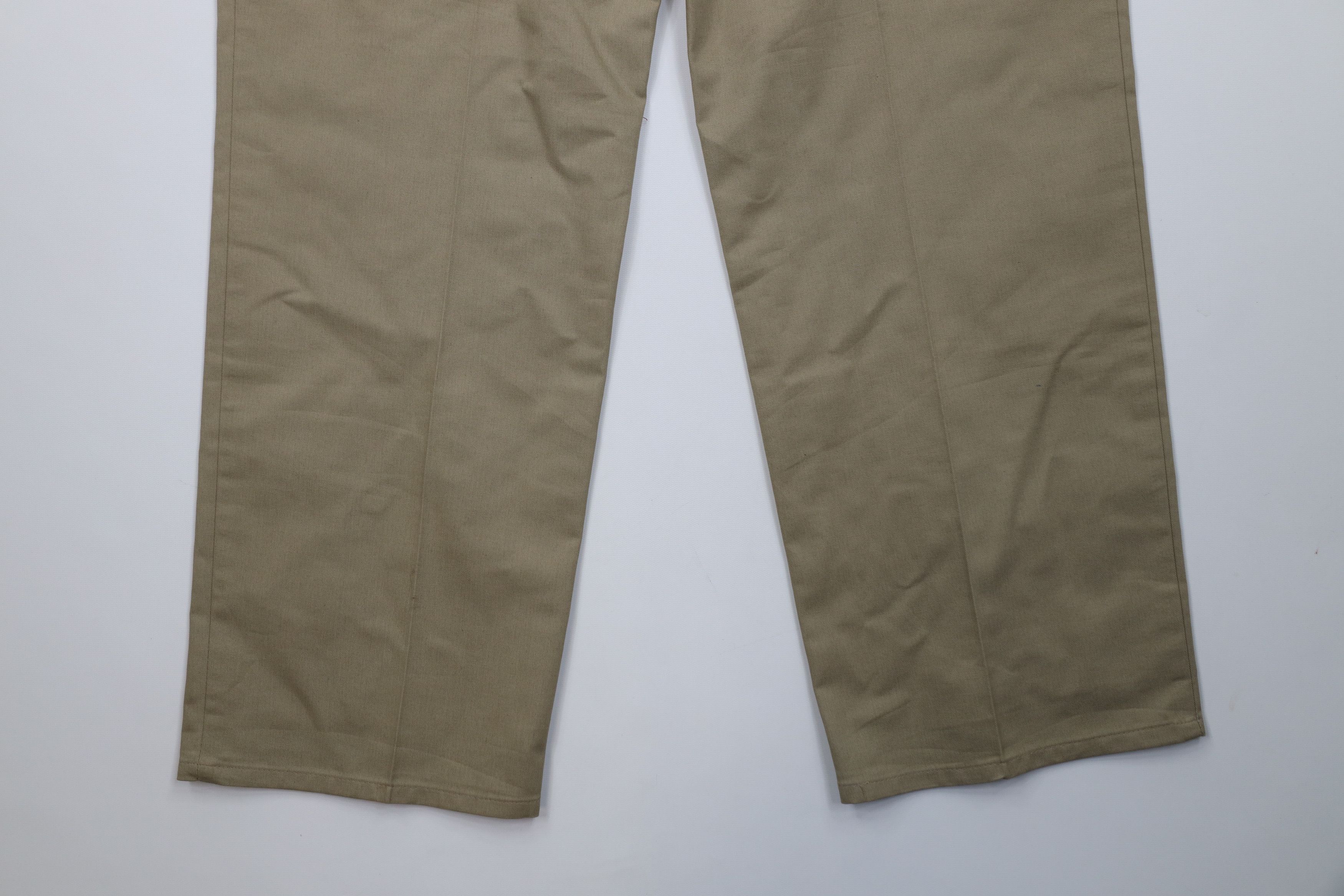 Vintage Vintage 70s 80s Streetwear Wide Leg Pants Trousers Beige USA Size US 38 / EU 54 - 13 Thumbnail