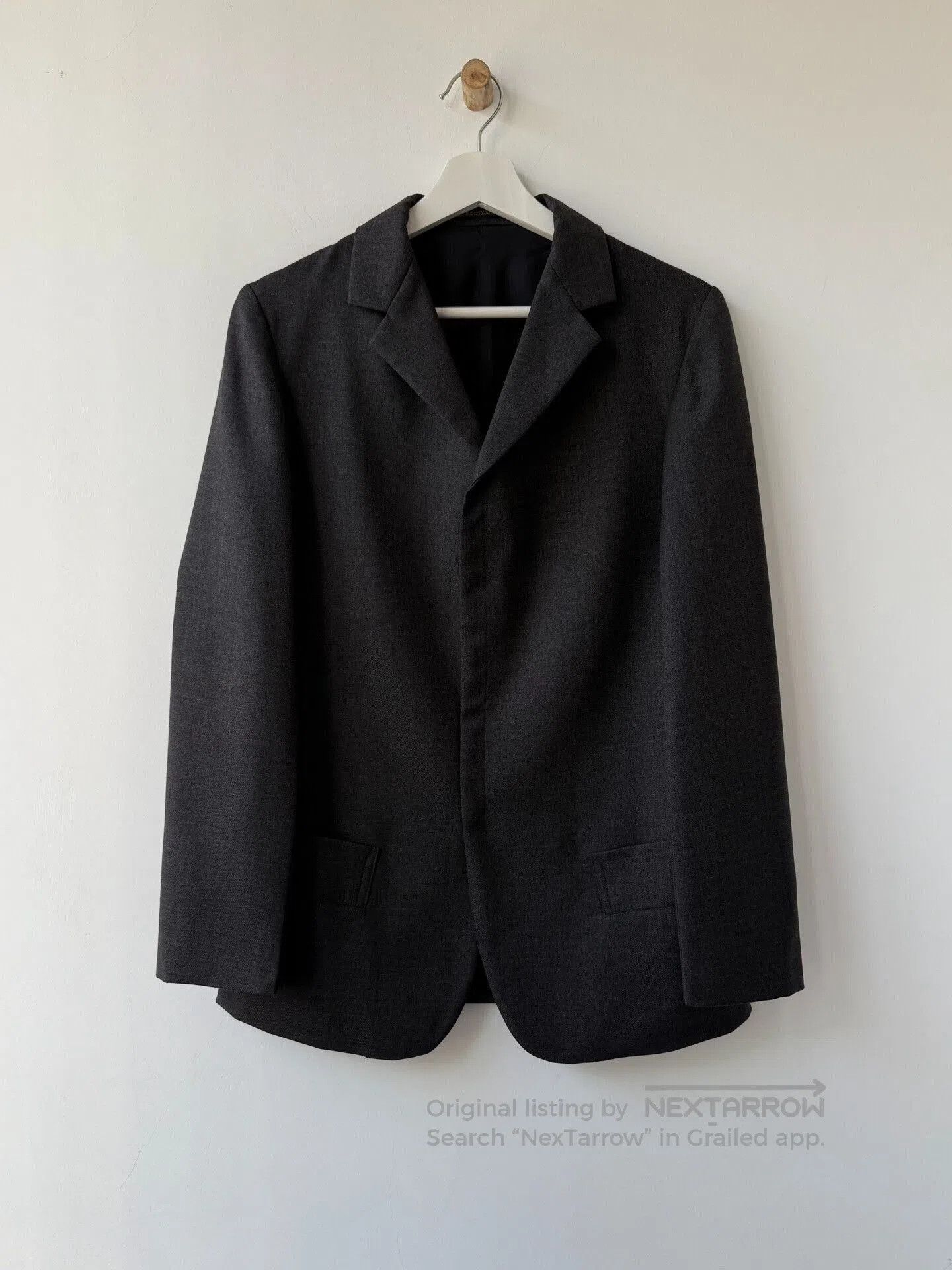 Y's Yohji Yamamoto Y's Minimalist Wool Blazer. Size US M / EU 48-50 / 2 - 1 Thumbnail