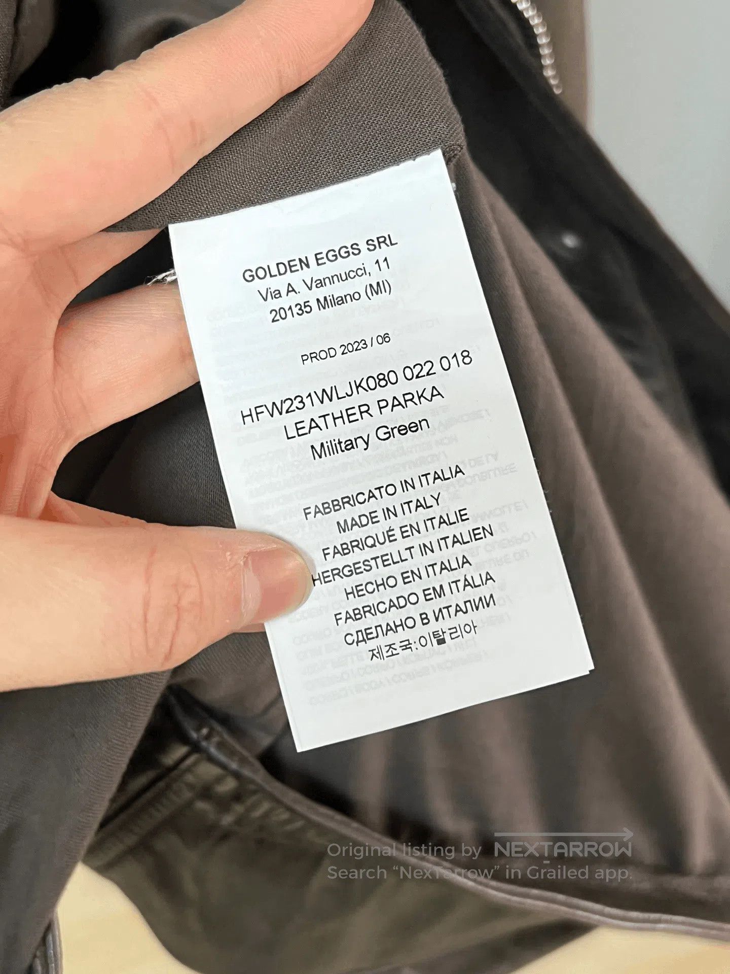 Halfman Halfboy Fur Collar Leather Jacket. Size US S / EU 44-46 / 1 - 4 Thumbnail