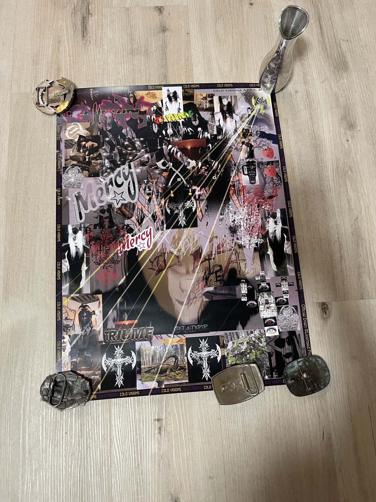 Drain Gang Cold Visions Aim Nothying Poster 2024 Size ONE SIZE - 2 Thumbnail