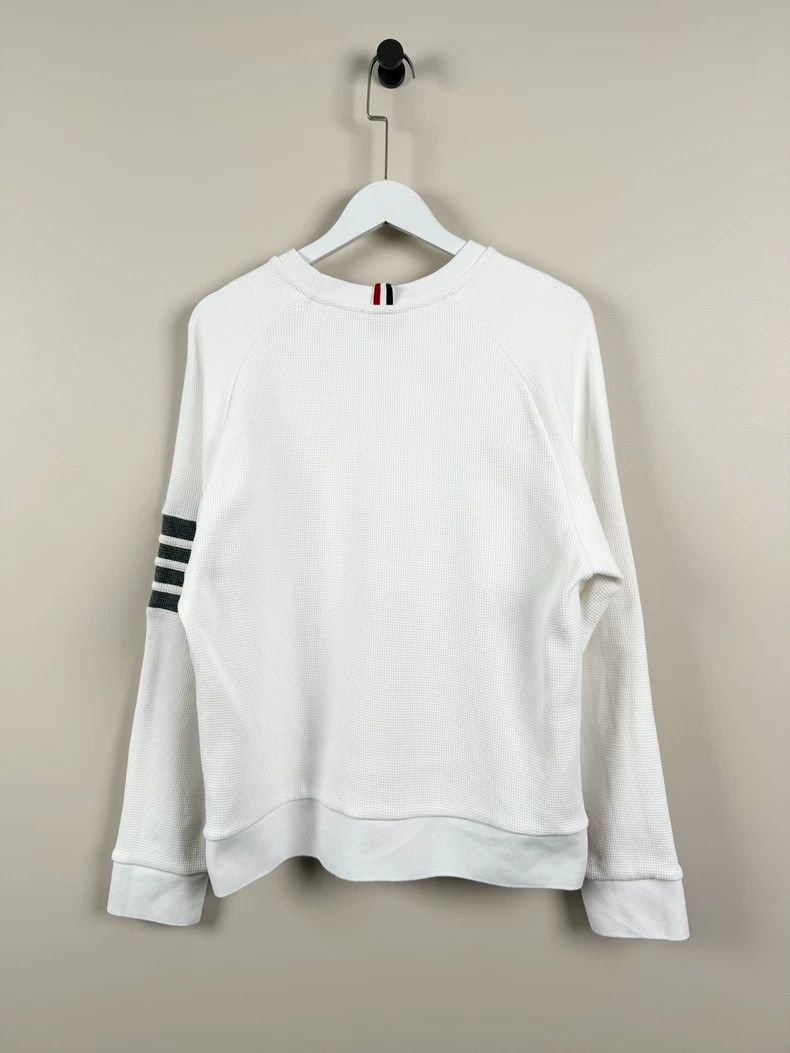 Thom Browne Thom Browne Waffled round-neck sweatshirt 2503-Nextarrow Size US XL / EU 56 / 4 - 2 Thumbnail