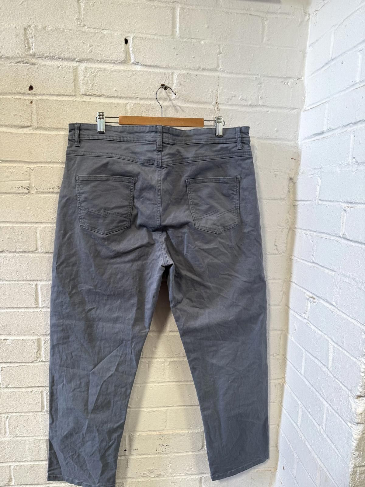 Designer Stylish Grey Chinos for Men Size US 36 / EU 52 - 2 Thumbnail