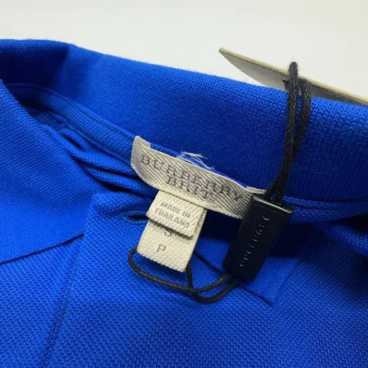 Burberry Burberry Burberry Casual Blue Polo Shirt for Men-2507 Size US S / EU 44-46 / 1 - 4 Thumbnail