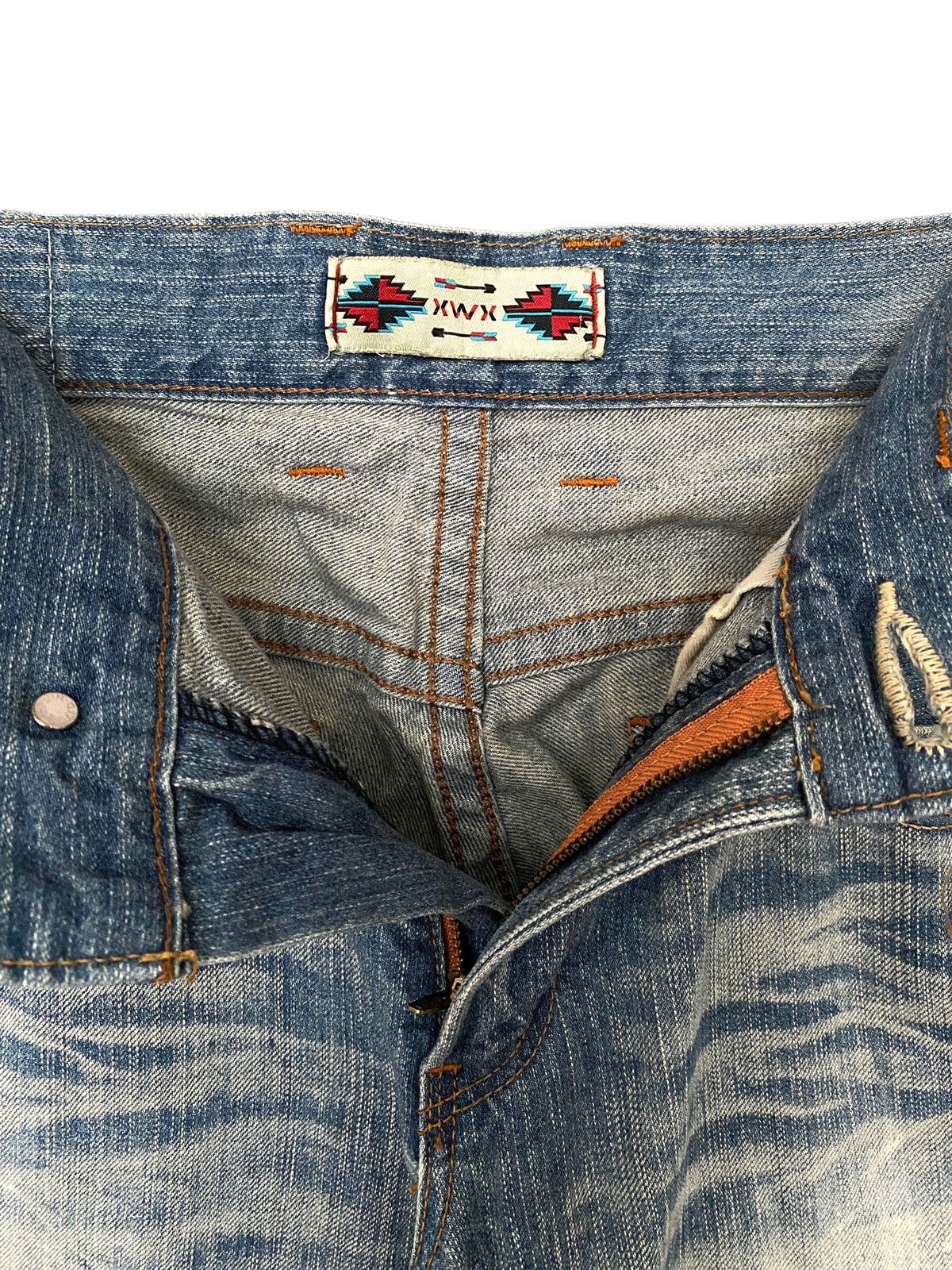 Edwin × Vintage Vintage Brand Edwin Distressed Jeans 1990s Size US 30 / EU 46 - 10 Thumbnail