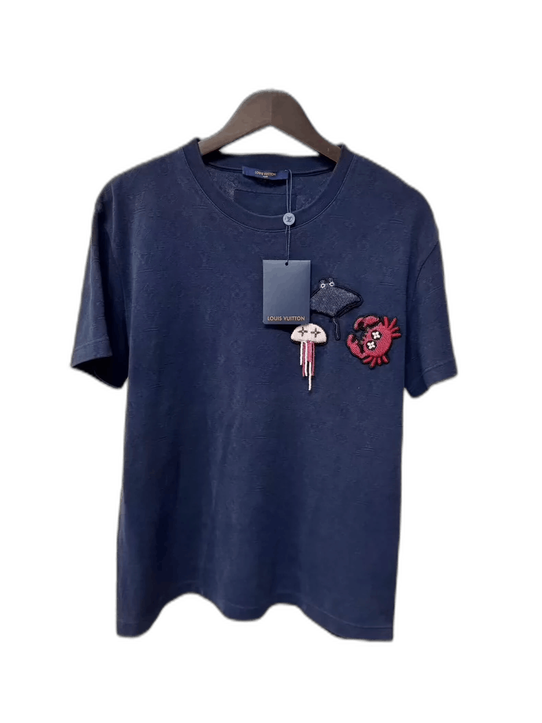Louis Vuitton Louis Vuitton Short Sleeve Ocean Bead Shirt-yf Size US S / EU 44-46 / 1 - 1 Thumbnail