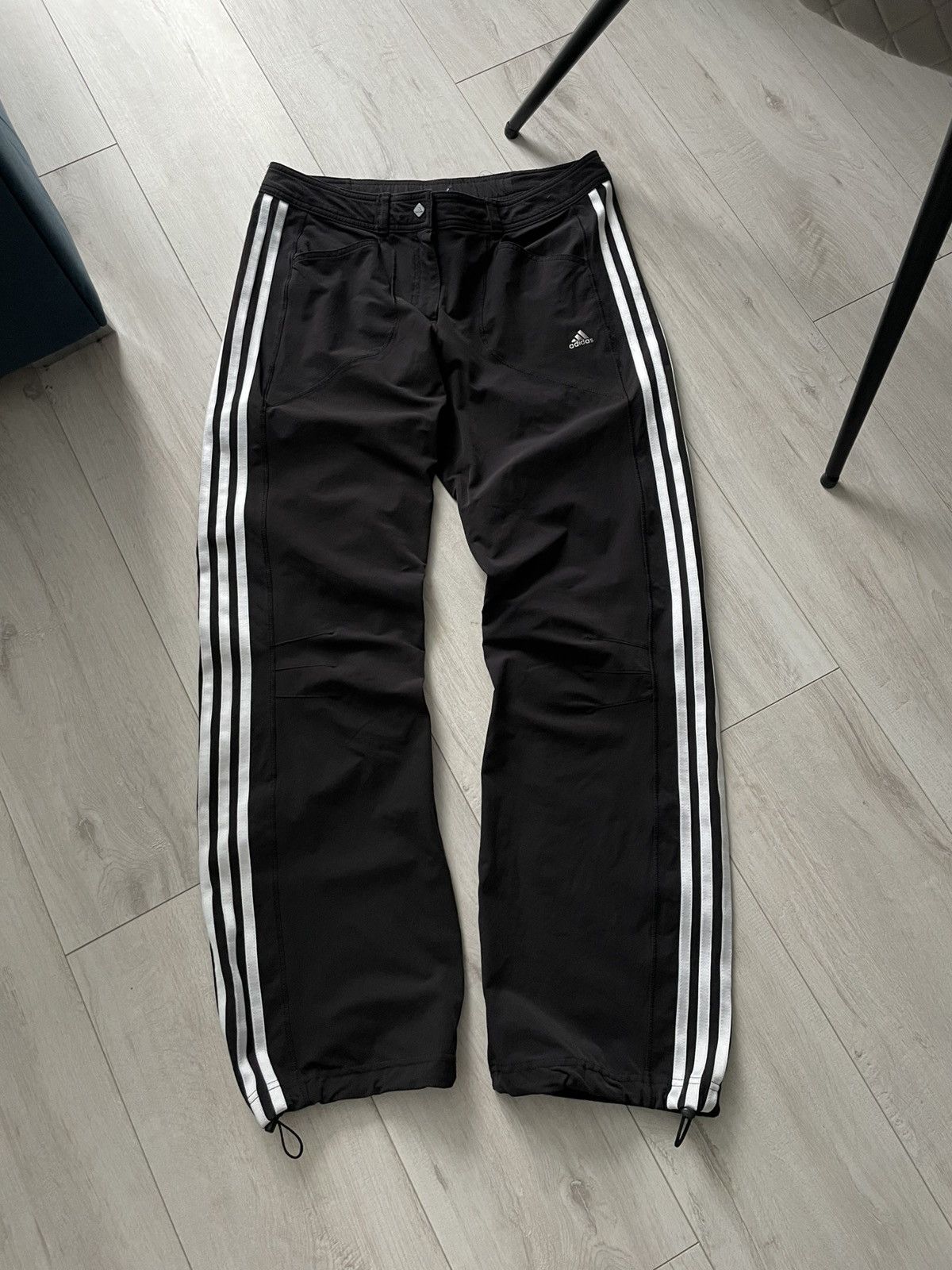 Adidas Vintage Y2K Adidas 00’s Baggy Sweatpants Avant Garde RARE Size 26" / US 2 / IT 38 - 1 Thumbnail
