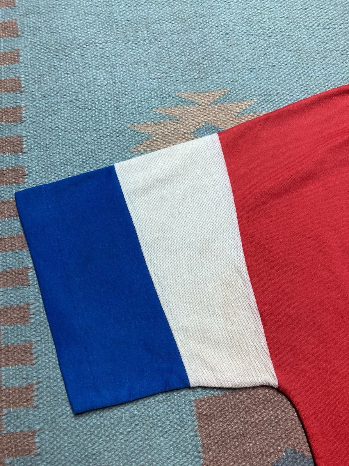 Vintage 70s t shirt blue devil squadron red white blue bomber L Size US L / EU 52-54 / 3 - 6 Thumbnail