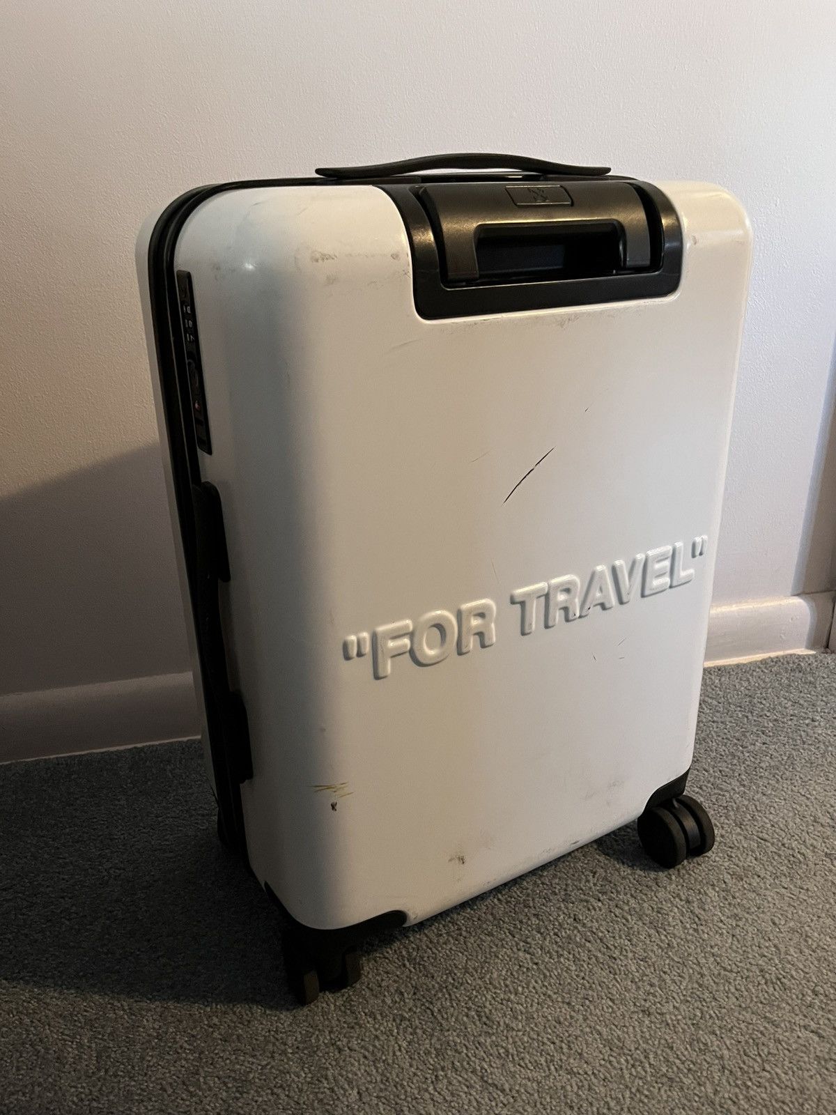 Off-White Off white “for travel” WHITE suitcase RARE Size ONE SIZE - 2 Thumbnail