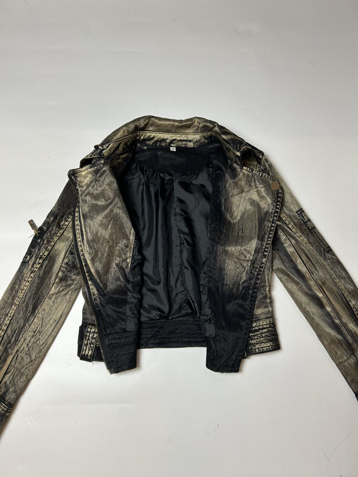 Hysteric Glamour × Japanese Brand JAPANESE BRAND FASHION CROP TOP JACKET Size S / US 4 / IT 40 - 3 Thumbnail