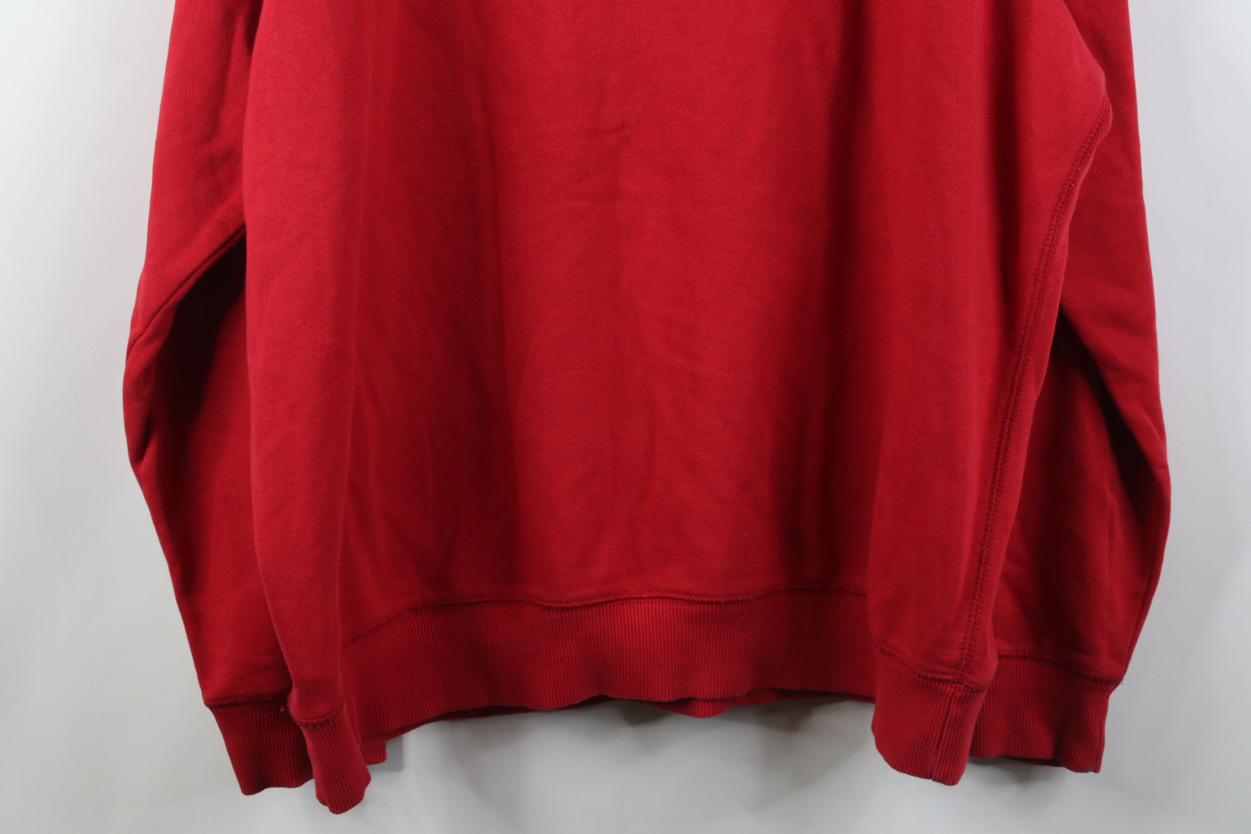 Nike Vintage Y2K Nike Scott Mini Swoosh Hoodie Sweatshirt Red Size US XXL / EU 58 / 5 - 13 Thumbnail