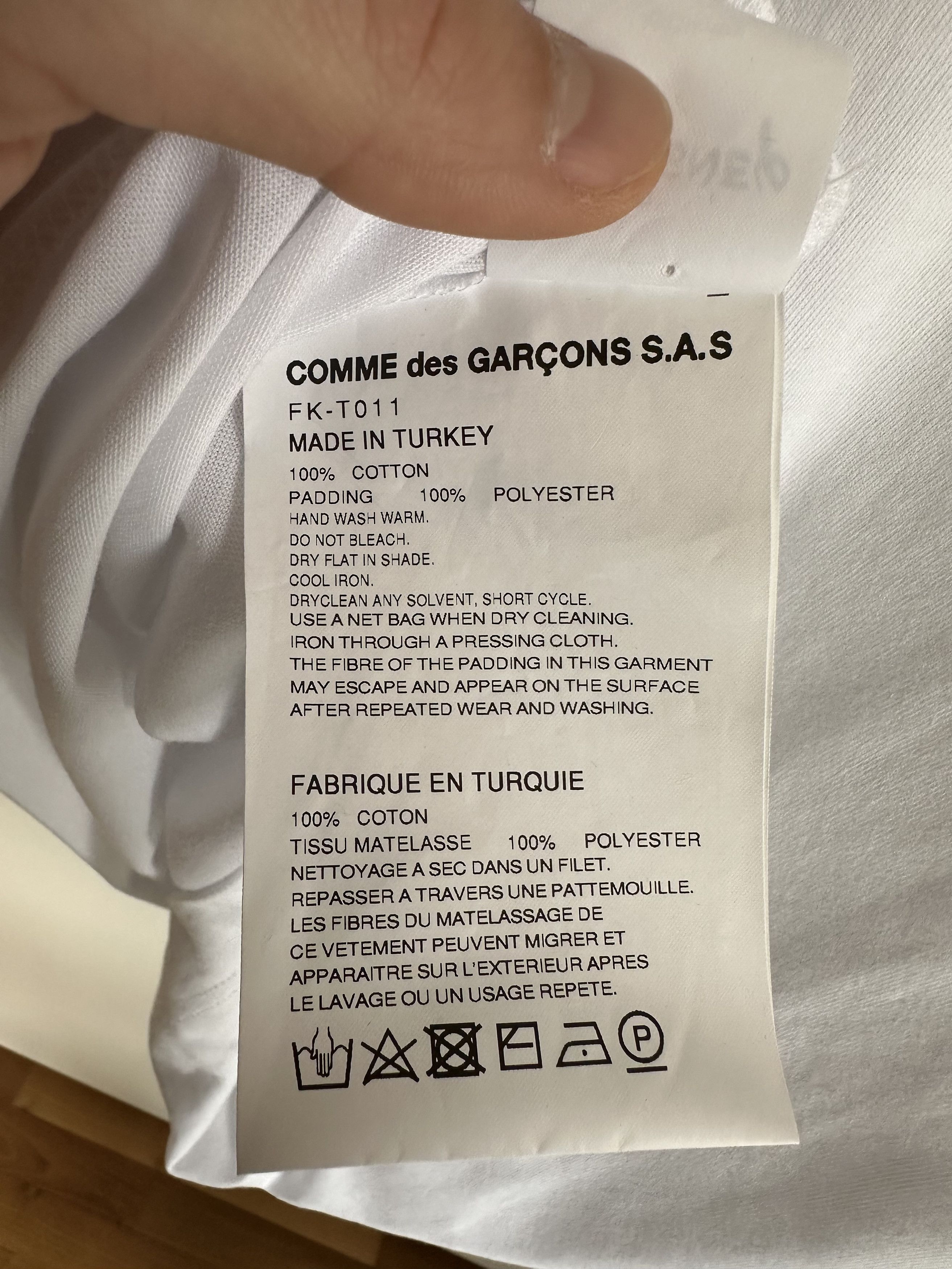 Comme des Garcons SHIRT Micky Mouse Wadded T shirt Size US L / EU 52-54 / 3 - 4 Thumbnail