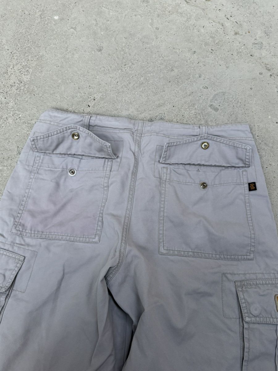 Alpha Industries VINTAGE ALPHA INDUSTRIES CARGO SHORTS US ARMY Size US 32 / EU 48 - 6 Thumbnail