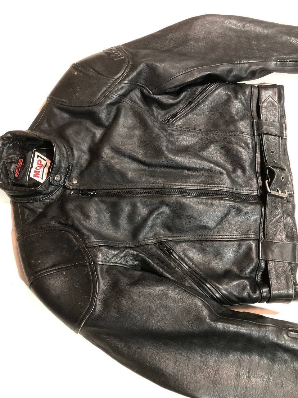 Other MQP Racing Moto Leather Jacket Vintage Black Style Size US L / EU 52-54 / 3 - 5 Thumbnail