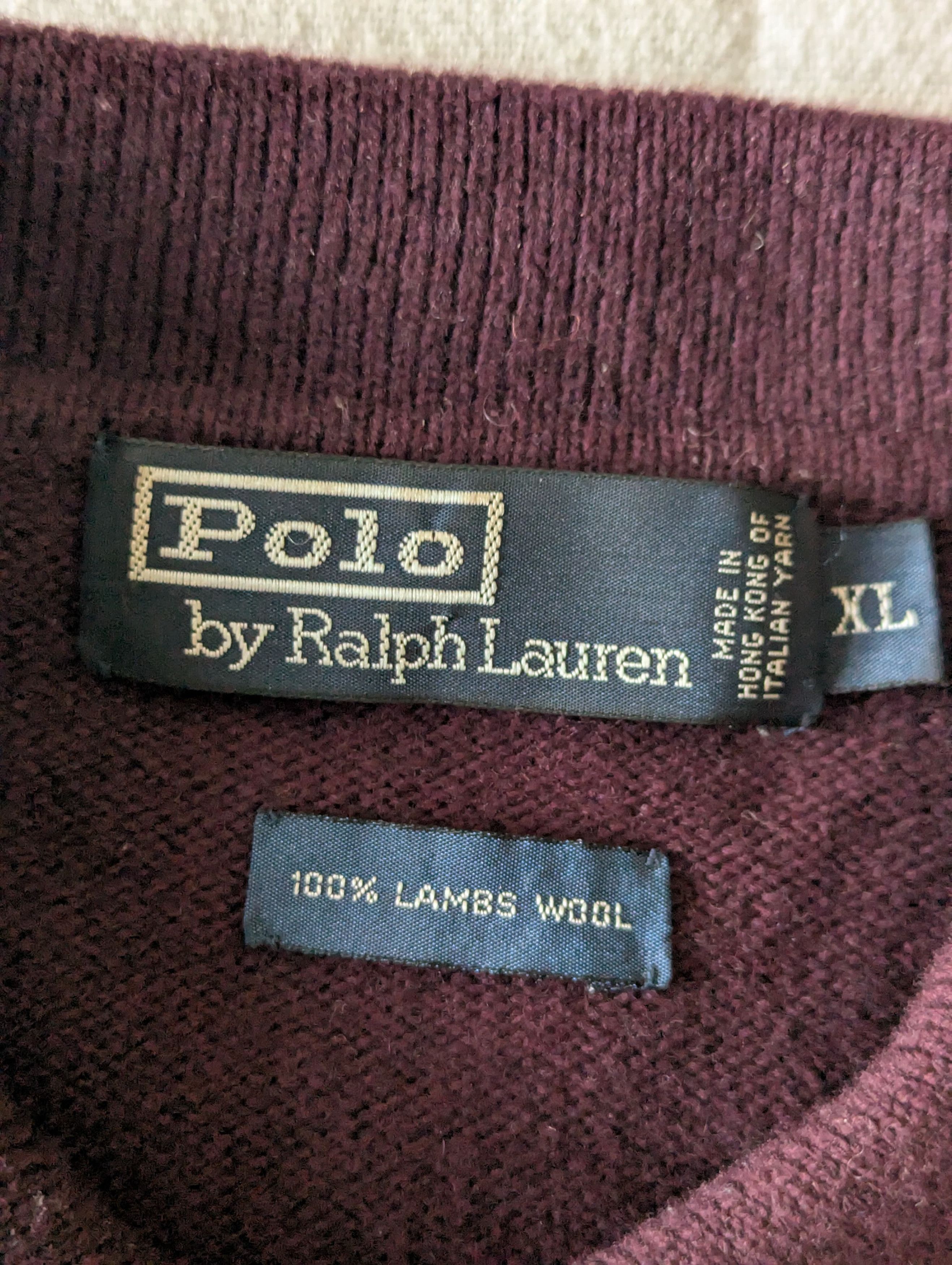Polo Ralph Lauren Vintage Lambs Wool Size US XL / EU 56 / 4 - 3 Thumbnail