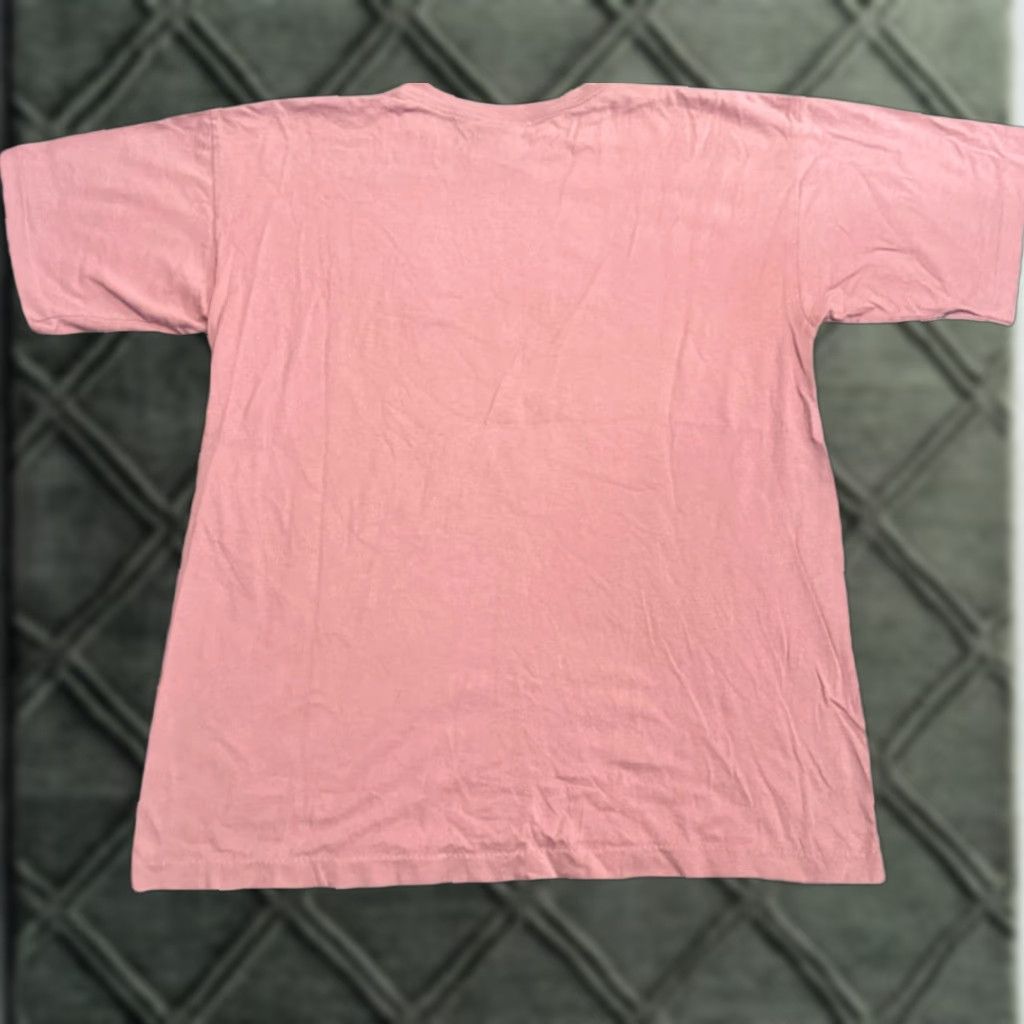 Pinko VINTAGE Birds Art Nature Flower Cute Illinois Pink T-Shirt Large Size US L / EU 52-54 / 3 - 1 Thumbnail