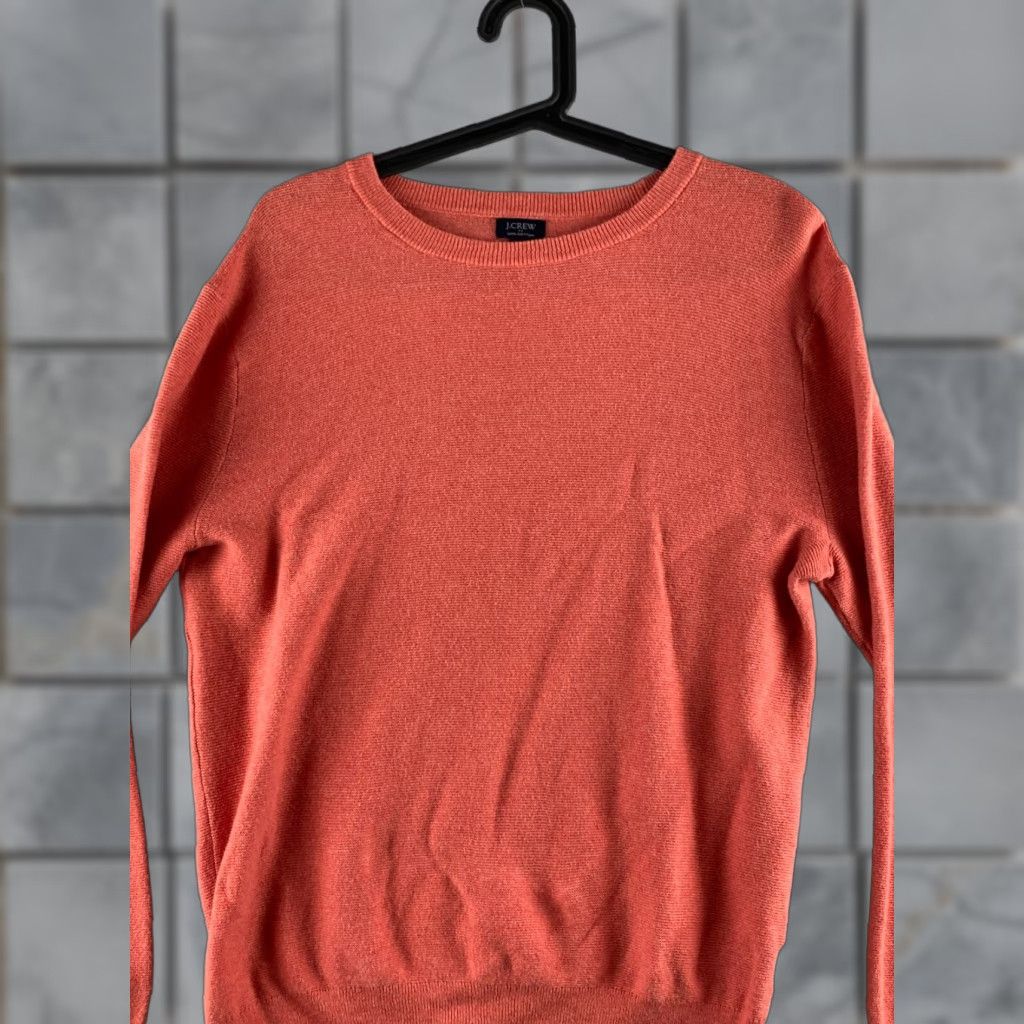 J.Crew J. Crew Sweater Mens Medium M Coral Pullover Tight Knit Crew Neck Preppy Shirt Size US M / EU 48-50 / 2 - 1 Thumbnail