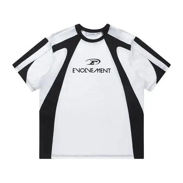 VIBE Striped Y2K Style Graphic T Shirt Size US L / EU 52-54 / 3 - 1 Thumbnail