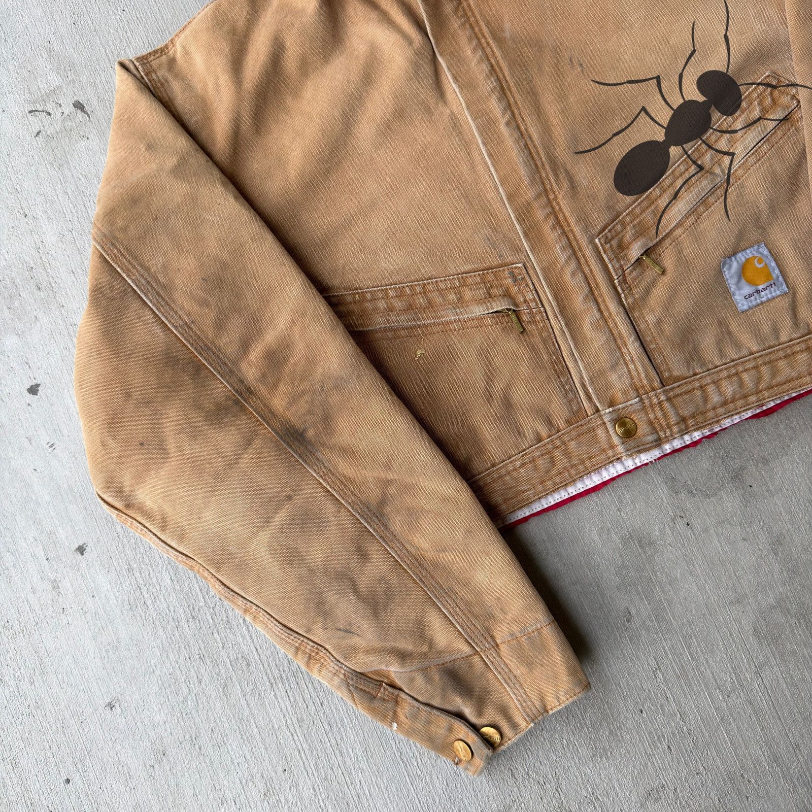 Carhartt × Vintage Carhartt brown cropped Detroit style work wear jacket Size US M / EU 48-50 / 2 - 2 Thumbnail