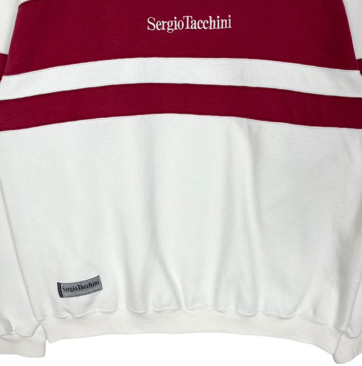 Sergio Tacchini Sergio Tacchini Half Zipper Sweatshirt Size US XL / EU 56 / 4 - 3 Thumbnail