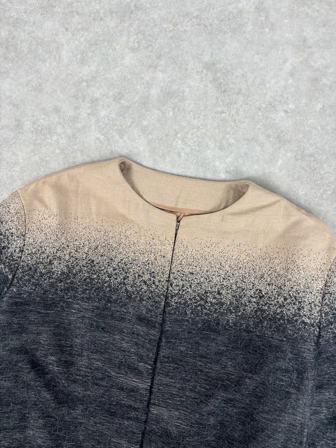 Prada FW2007 Prada Beige & Grey Wool Gradient Boxy Vest Size M / US 6-8 / IT 42-44 - 4 Thumbnail