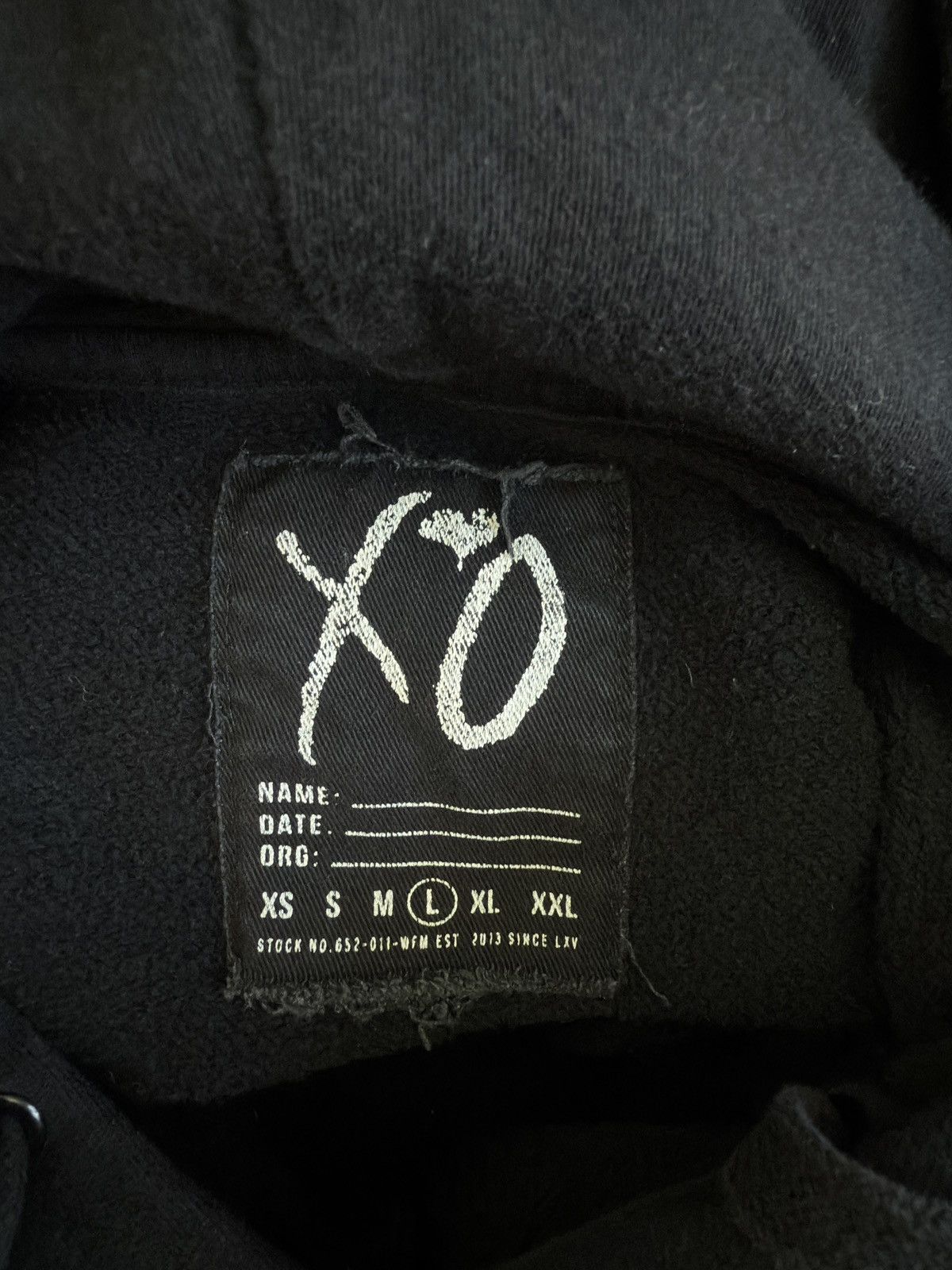 The Weeknd Rare 2013 “XO” The Weeknd Hoodie (BBTM Era) Size US L / EU 52-54 / 3 - 3 Thumbnail