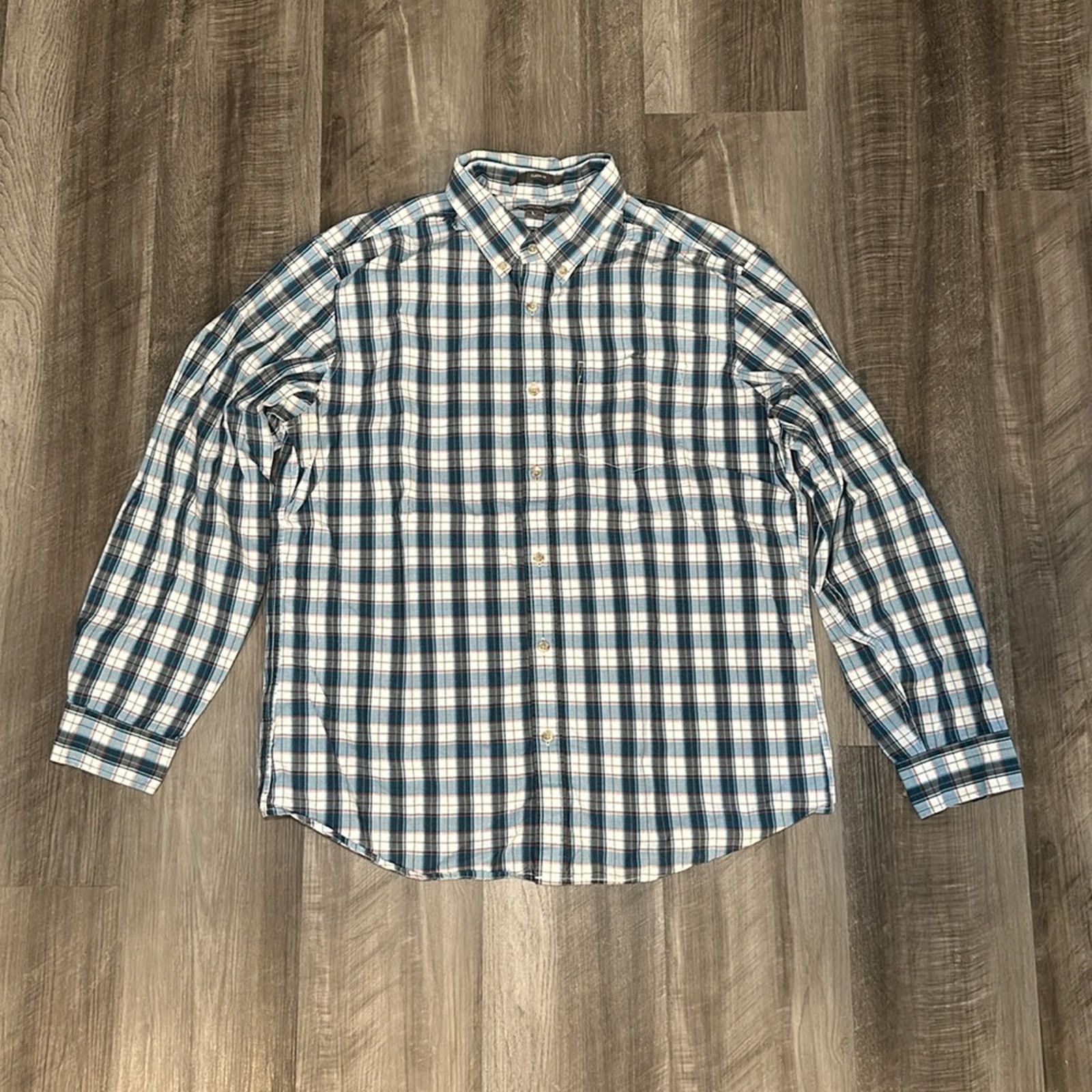 Eddie Bauer Eddie Bauer Classic Fit Long Sleeve Button Down - Large Size US L / EU 52-54 / 3 - 2 Thumbnail