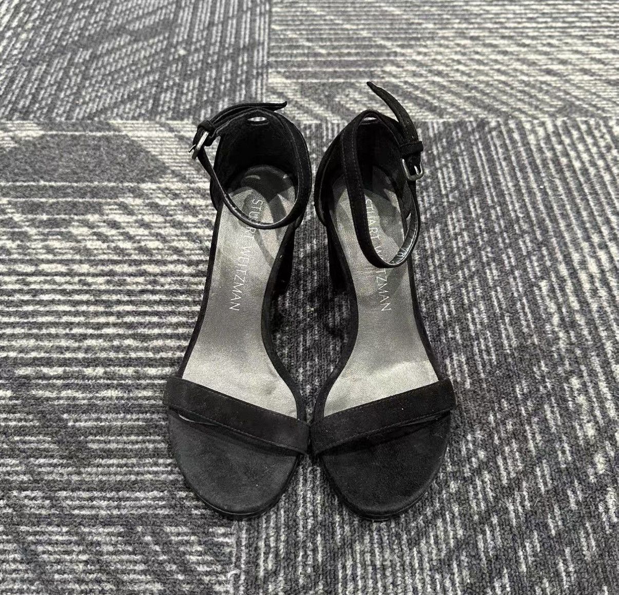 Stuart Weitzman Stuart Weitzman Black One-Strap High Heel Sandals J42 Size US 4.5 / IT 34.5 - 2 Thumbnail