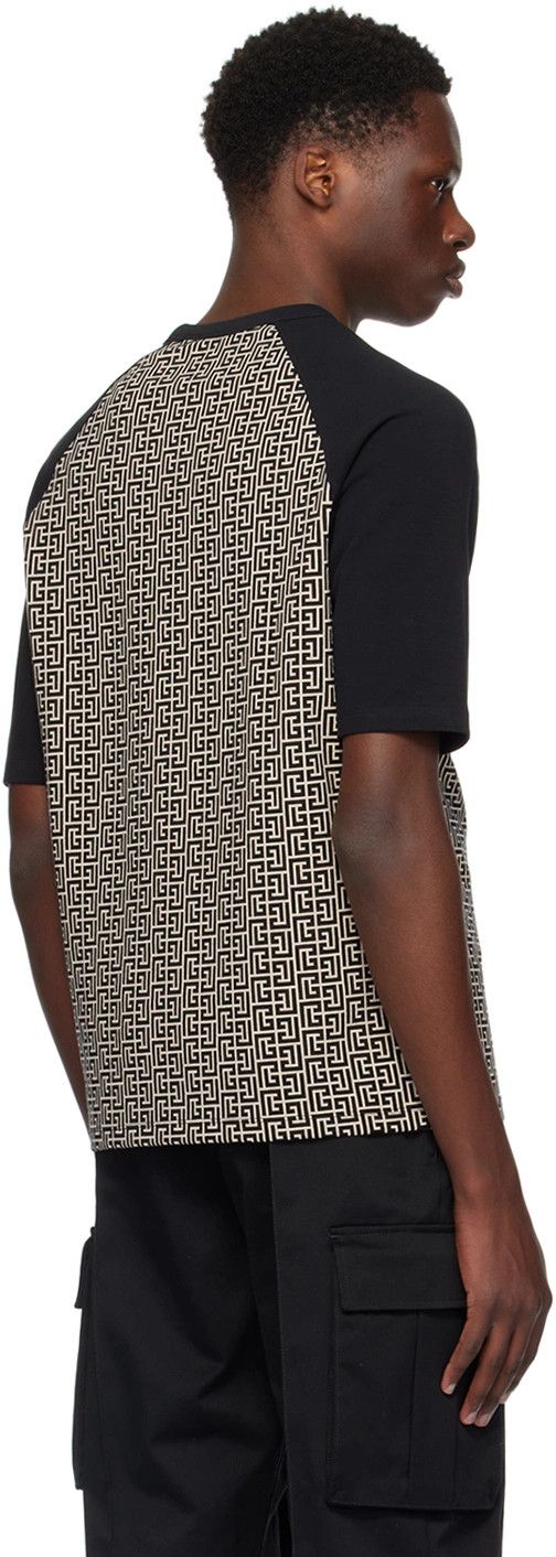 Balmain o1s1wg110125 T-Shirt in White Black Size US S / EU 44-46 / 1 - 4 Thumbnail