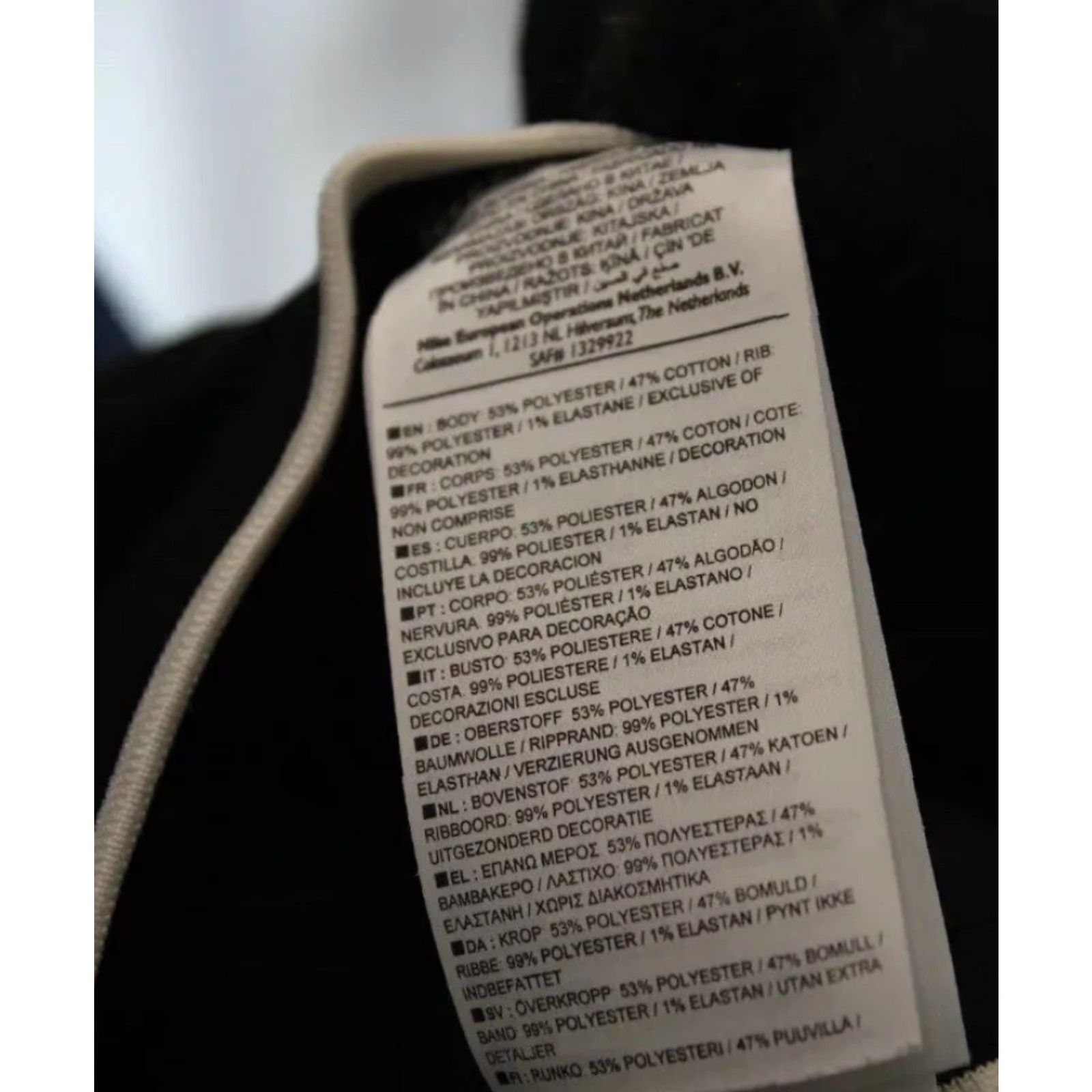 Nike Women's Nike London Full Zip Jacket Sweatshirt Active Black Blue Size S Women’s Size S / US 4 / IT 40 - 3 Thumbnail