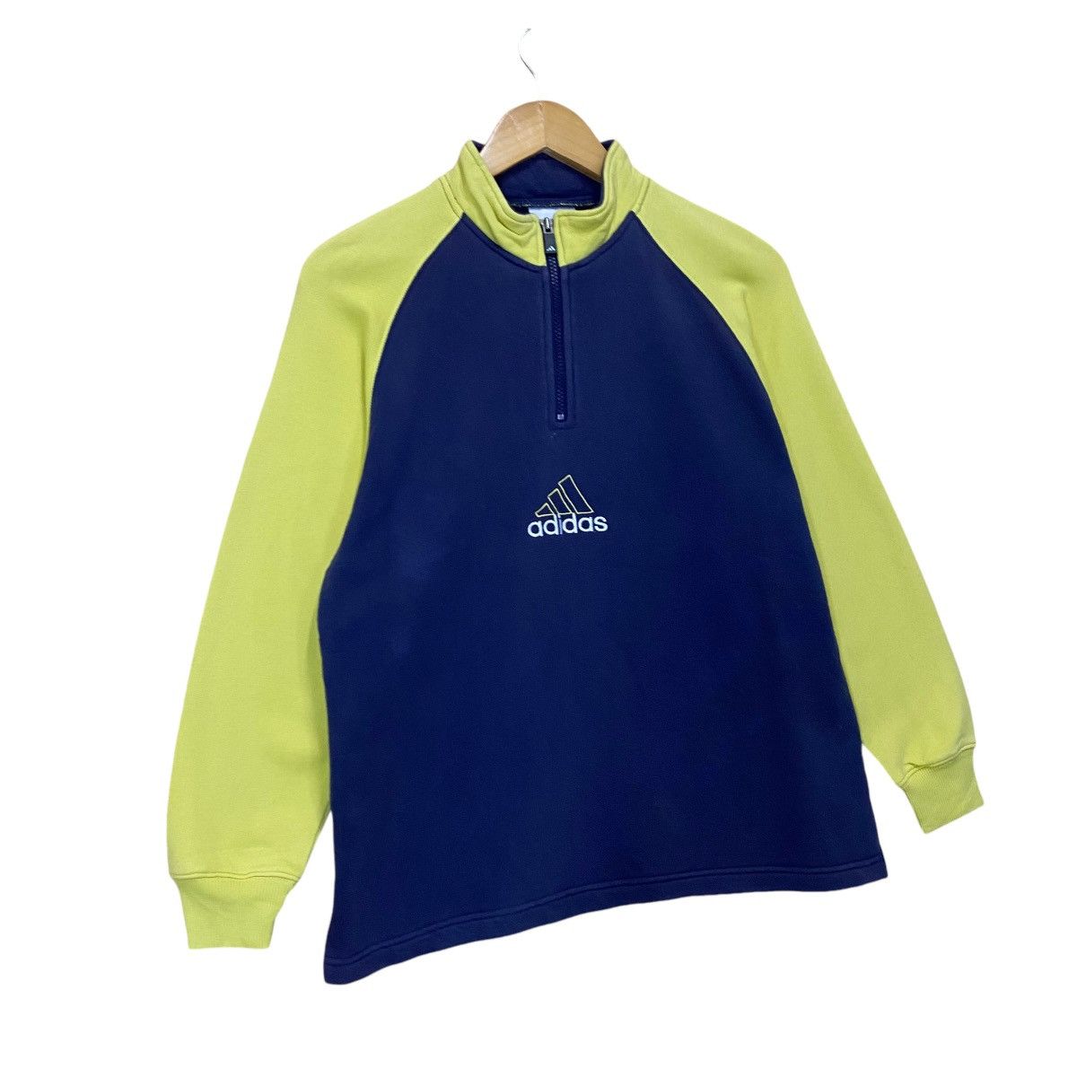 Adidas × Vintage Vintage Adidas Halfzip Sweatshirt Size Small Size US S / EU 44-46 / 1 - 2 Thumbnail