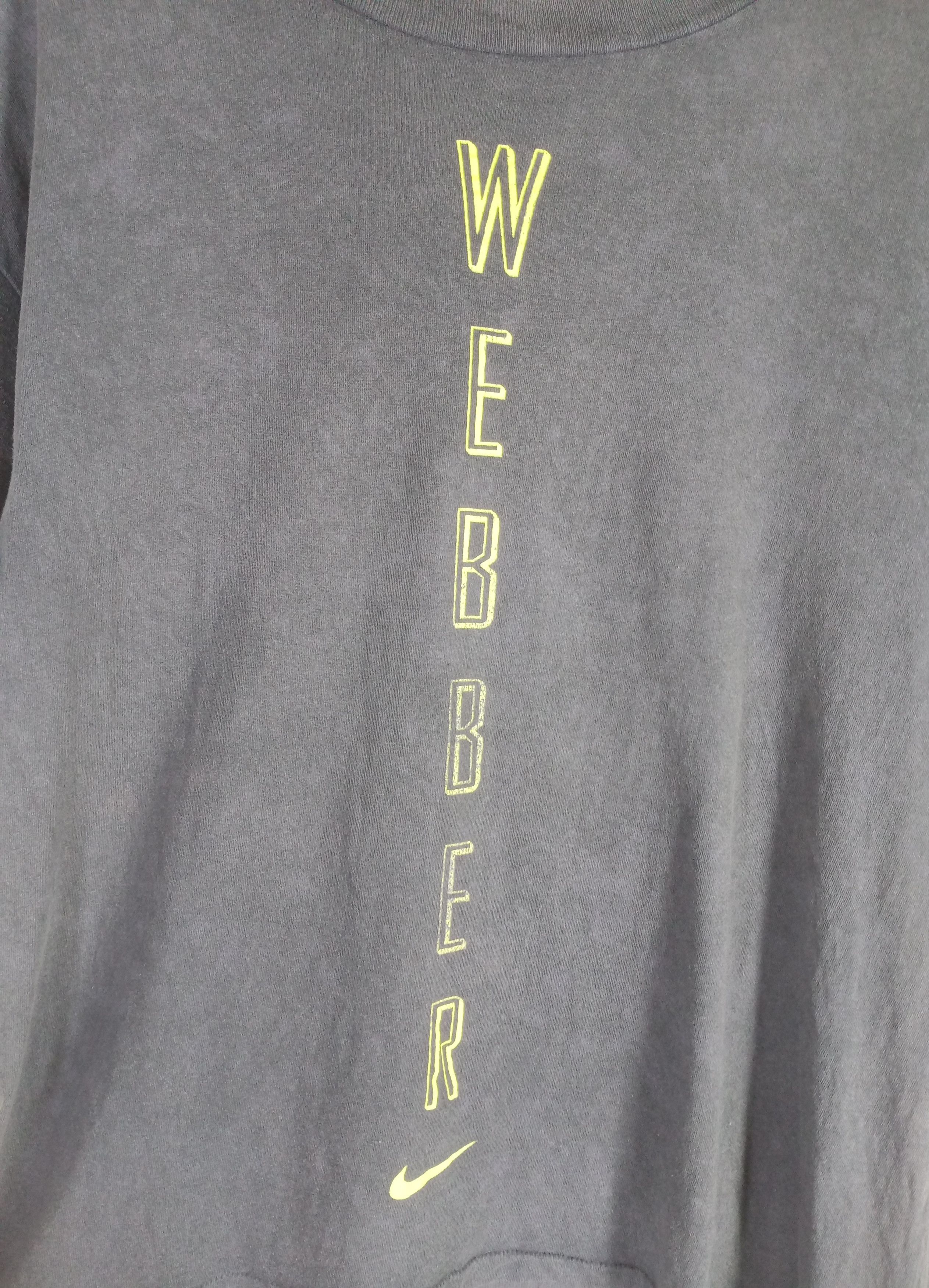 NBA Very Rare Vintage 90s Nike Chris Webber Tshirt Size US M / EU 48-50 / 2 - 4 Thumbnail