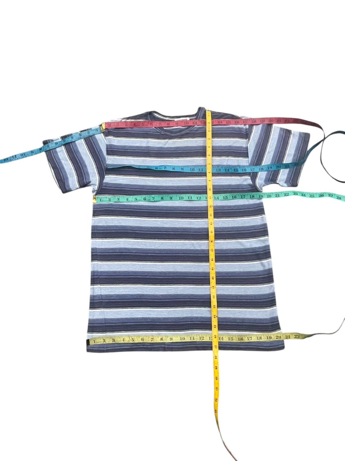 Japanese Brand × Tete Homme × Vintage Tete Homme Katoh Kazutaka Stripe Tee Size US M / EU 48-50 / 2 - 7 Thumbnail