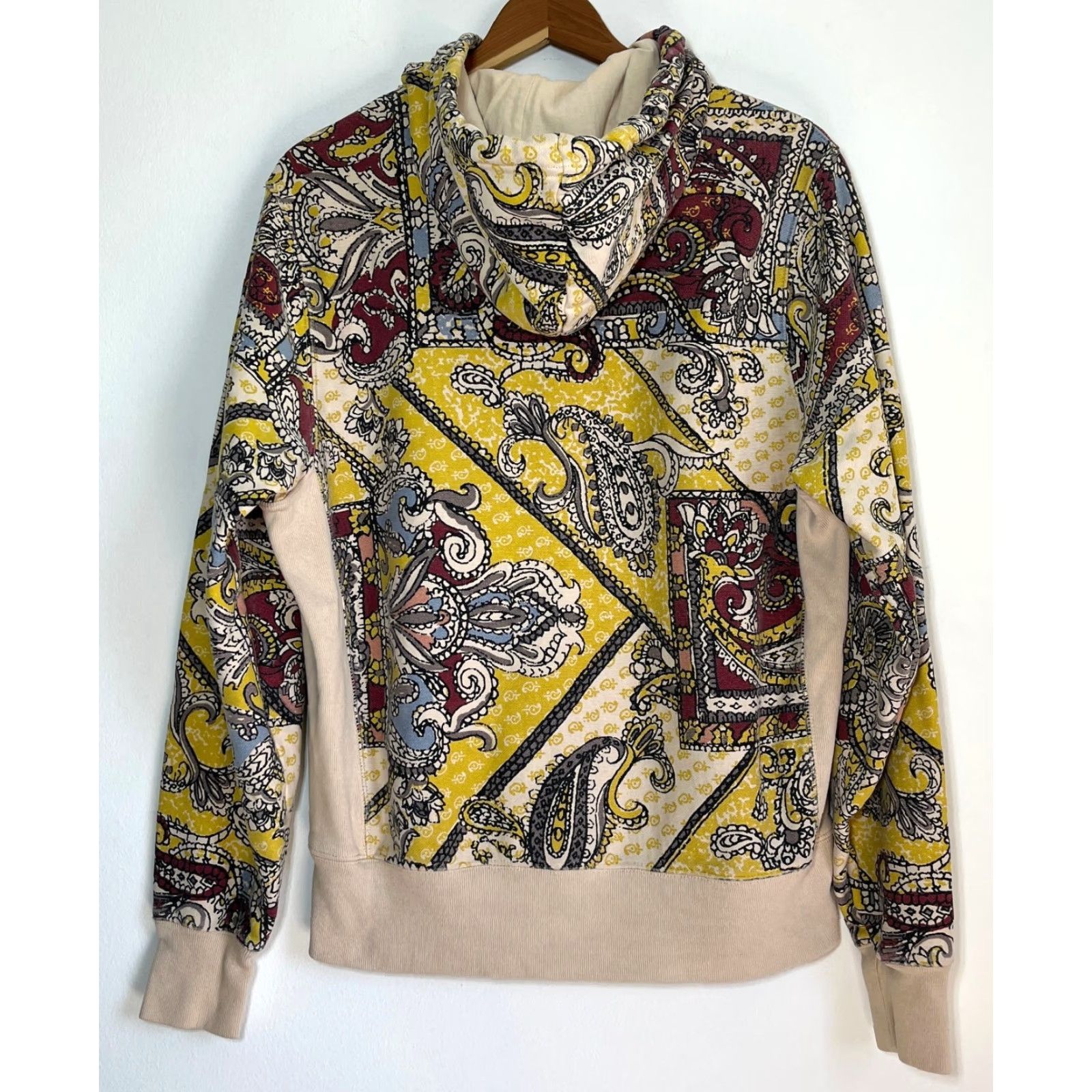 Champion Champion x Urban Outfitters Paisley Print Hoodie Men's M Front Pocket Hooded Pullover Multicolor 90s Style Reverse Weave Mens Size US M / EU 48-50 / 2 - 2 Thumbnail
