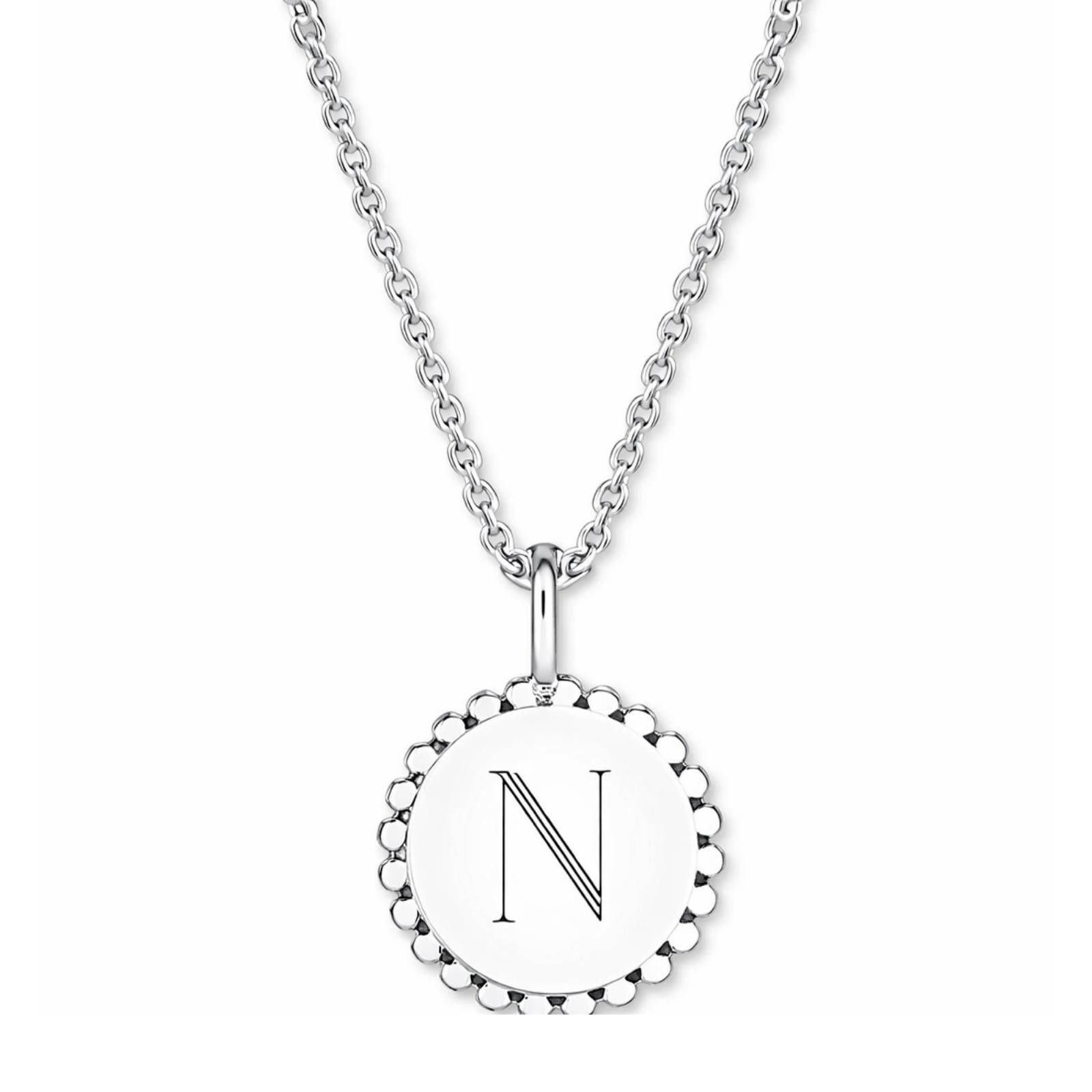 Other Sarah Chloe Initial Pendant Necklace in Sterling Silver 18" Size ONE SIZE - 1 Thumbnail