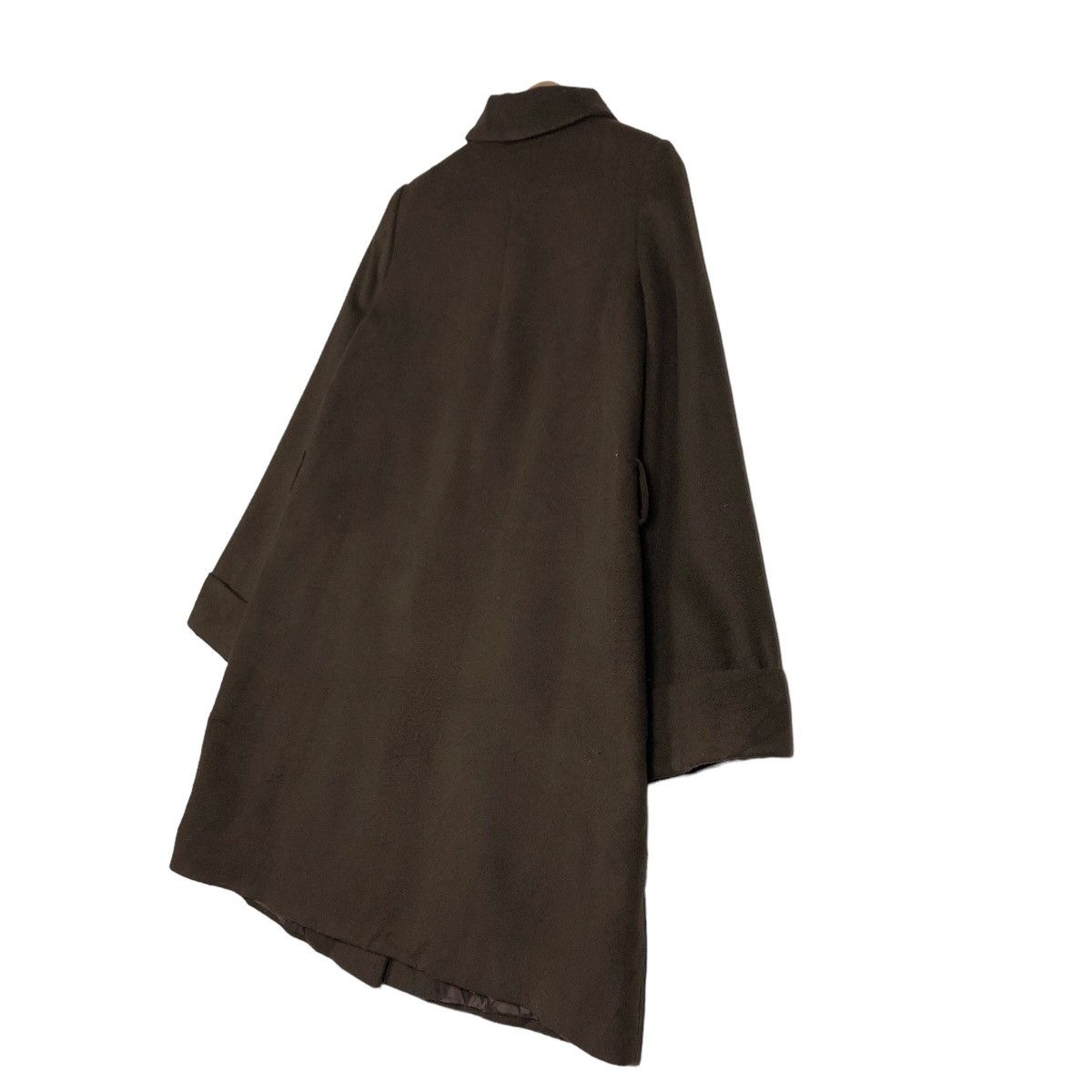 Cos 🔥Long Jacket Wool Herringbone Fly COS Rich Brown Size XS / US 0-2 / IT 36-38 - 10 Thumbnail