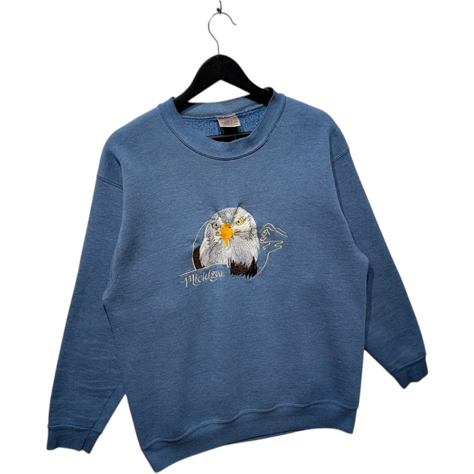 Vintage Vintage Bald Eagle Michigan Souvenir Crewneck L Size US L / EU 52-54 / 3 - 4 Thumbnail