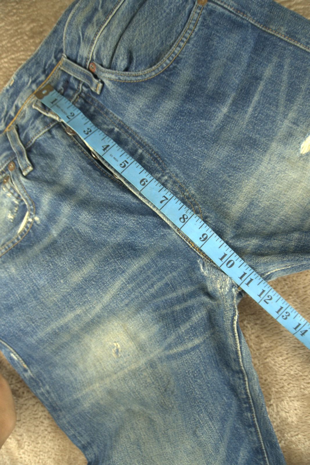Levi's Vtg Levis 501xx Big E Selvedge Turkey Made Mens Grunge Style Size US 31 - 22 Thumbnail