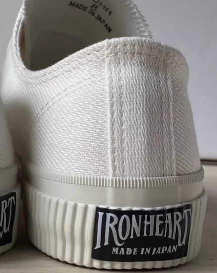 Iron Heart Iron heart Heavy white denim vulcanized shoes Size US 8 / EU 41 - 3 Thumbnail