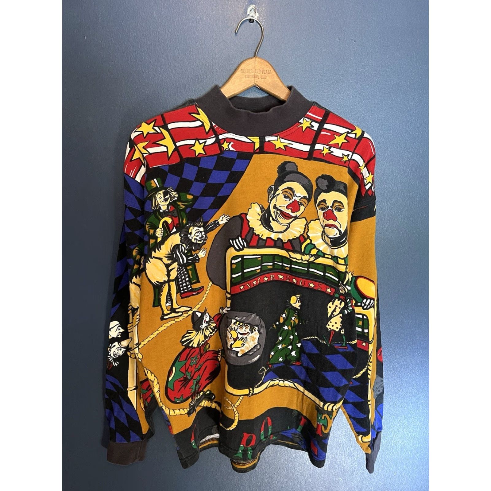 VINTAGE Versace Jeans Couture All Over Print Cotton Long Sleeve 