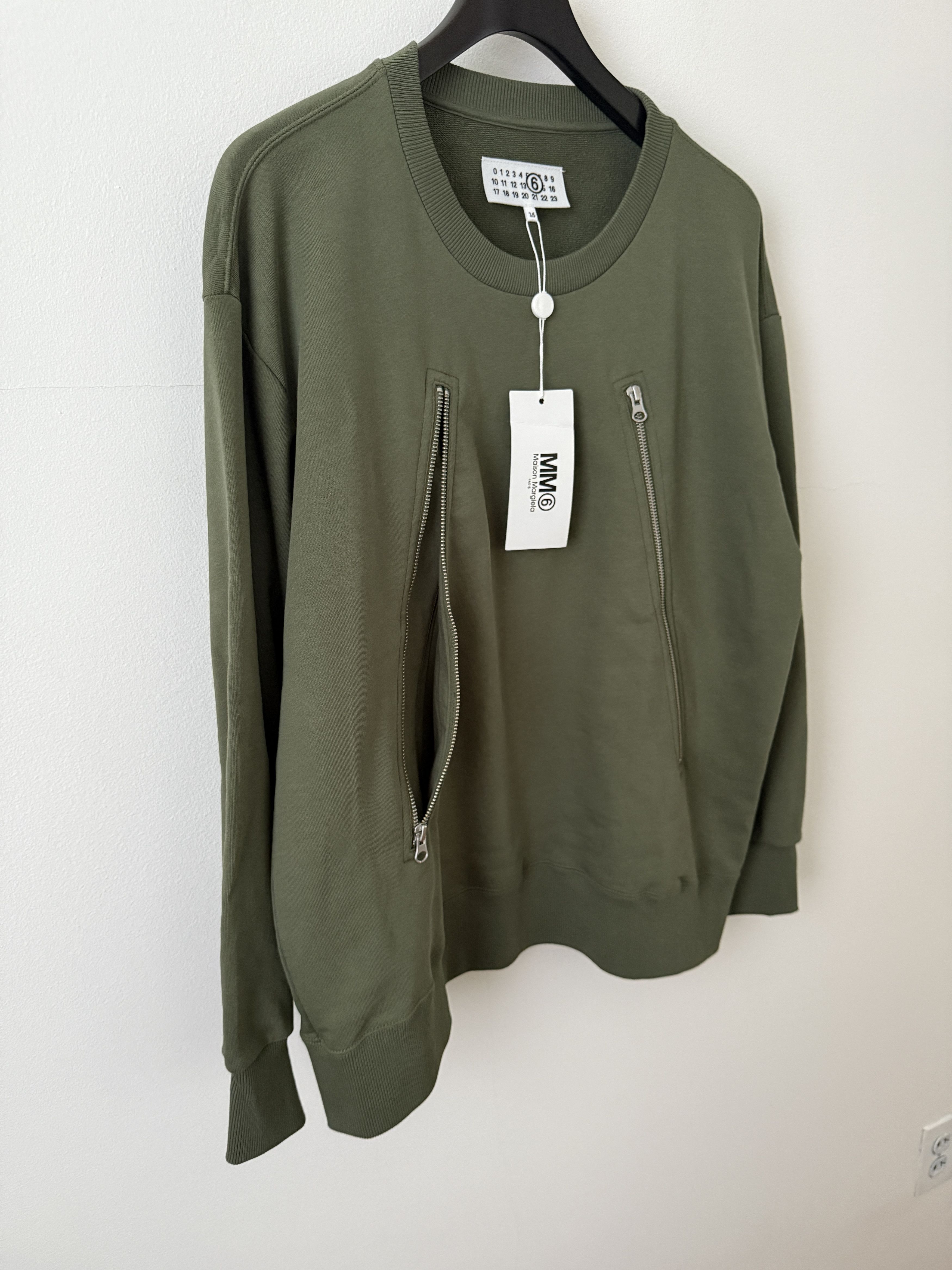 Maison Margiela MM6 5 Zip Crewneck Size US M / EU 48-50 / 2 - 9 Thumbnail