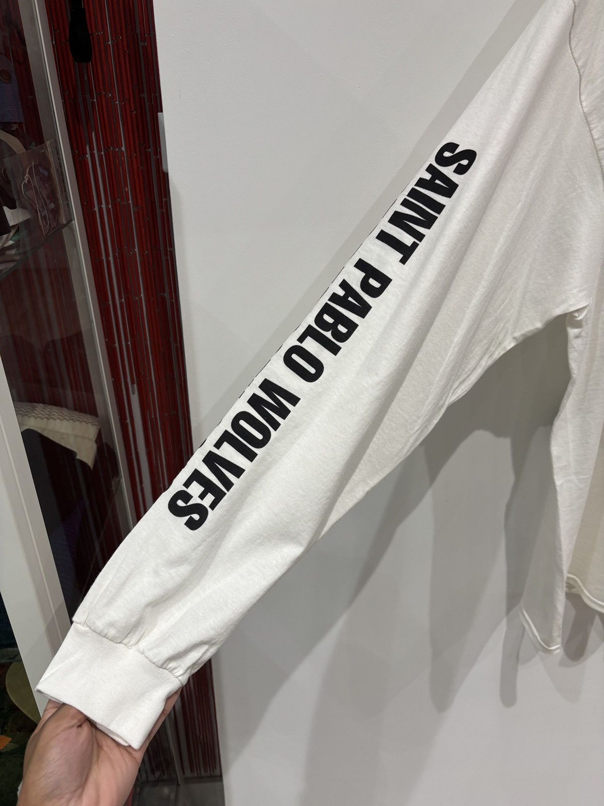 Kanye West Kanye West Saint Pablo Wolves Oct25th Long Sleeve Tee White Size US XXL / EU 58 / 5 - 2 Thumbnail