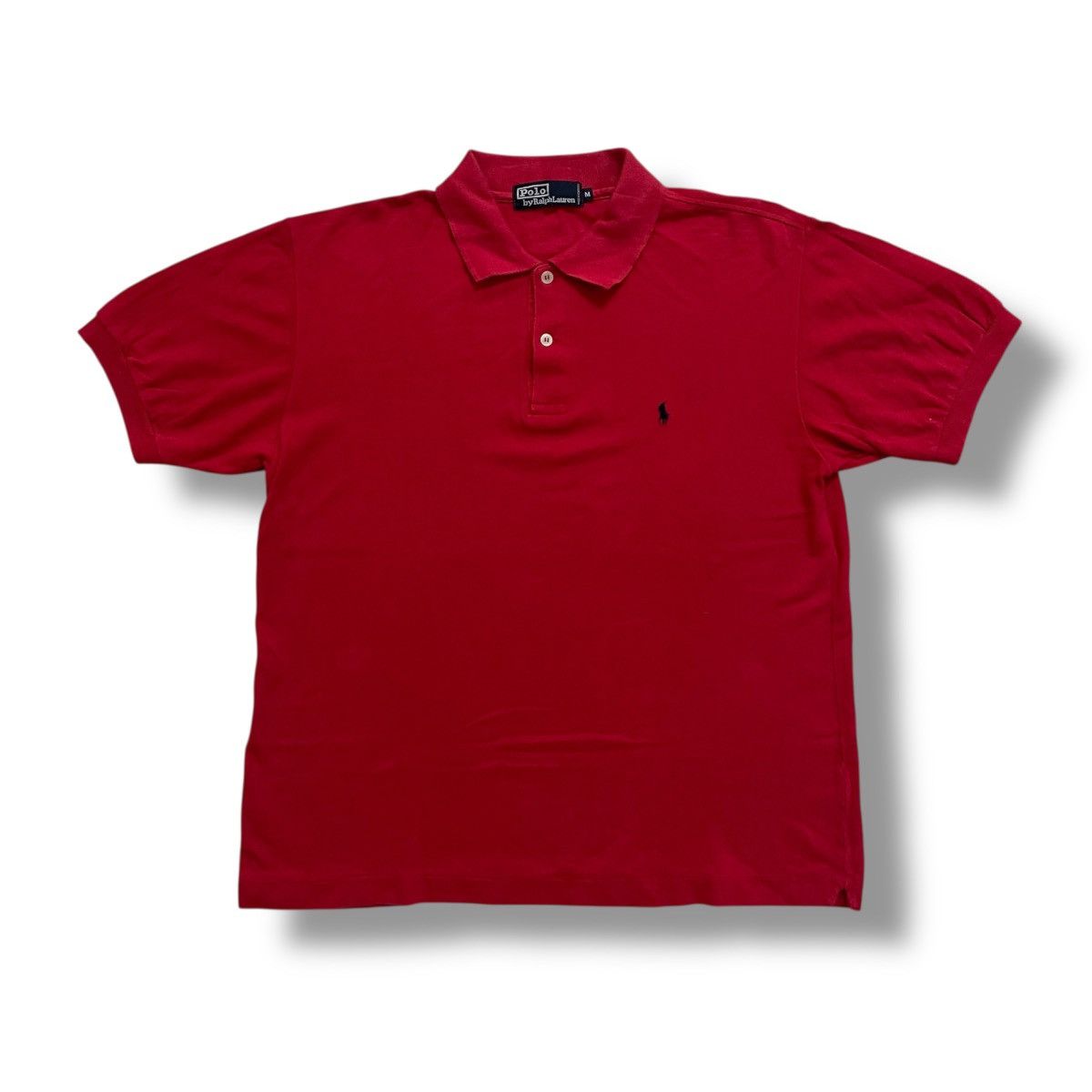 Polo Ralph Lauren Vintage Collar Polo Raplh Lauren Red Size US M / EU 48-50 / 2 - 1 Thumbnail