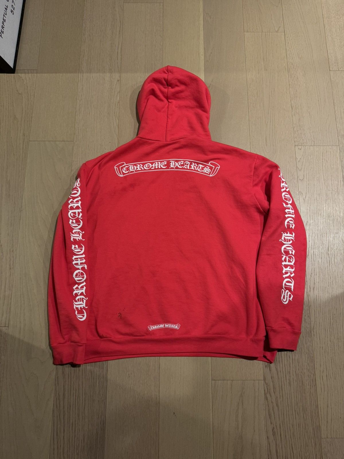 Chrome Hearts Chrome Hearts Red Scroll Hoodie Size US L / EU 52-54 / 3 - 2 Thumbnail