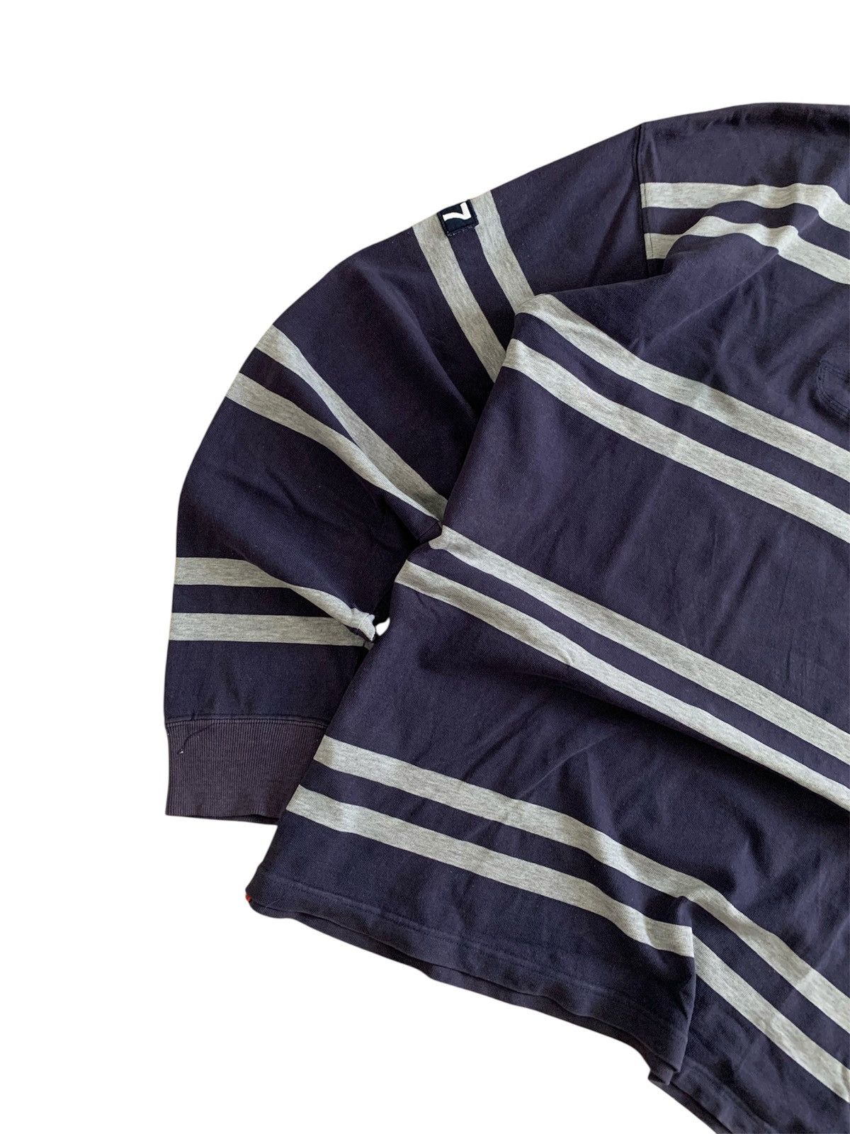 Polo Ralph Lauren Vintage Polo Sport P-67 Stripe Rugby Shirt Size US L / EU 52-54 / 3 - 3 Thumbnail