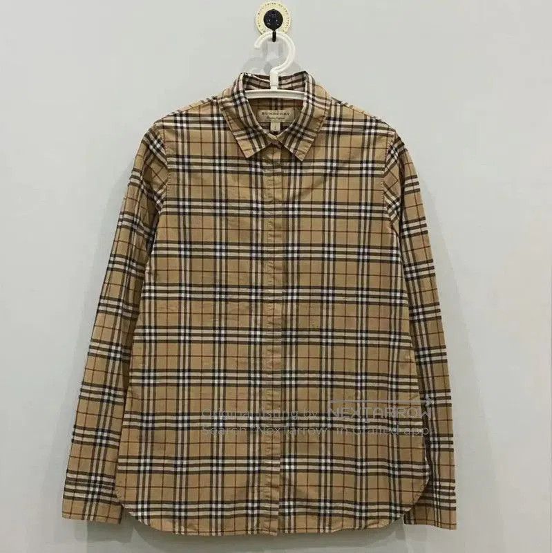 Burberry Burberry Yellow Cotton Women's Shirt. Size M / US 6-8 / IT 42-44 - 1 Thumbnail