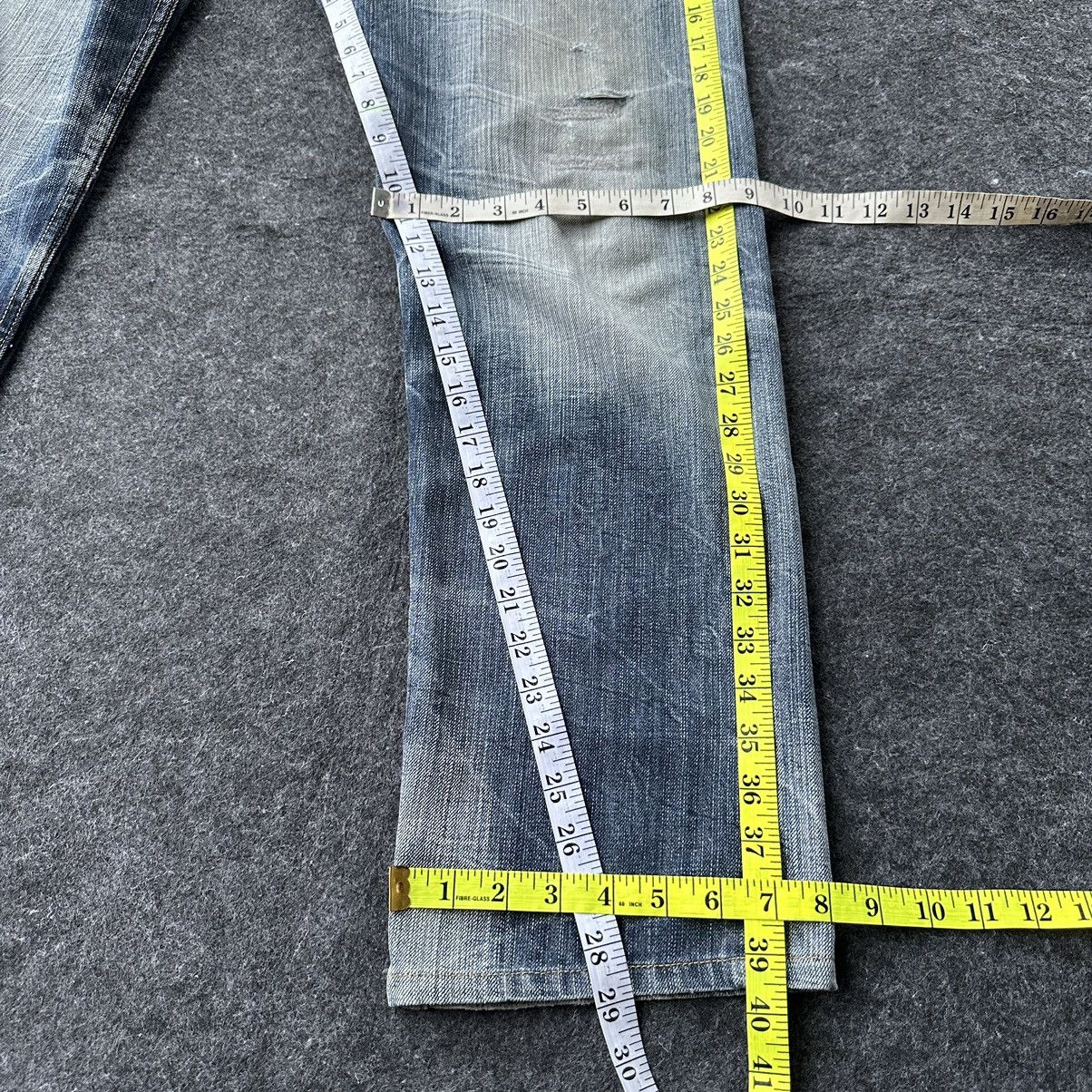 Le Grande Bleu (L.G.B.) Oririn Jeans Embroidery Wings Distressed Denim W34 D663 Size US 34 / EU 50 - 14 Thumbnail
