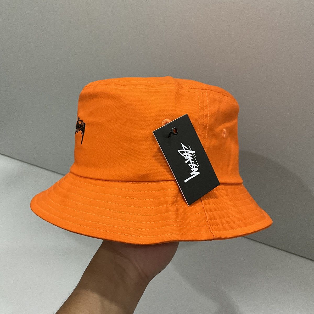 Stussy Stussy bucket hat orange Size ONE SIZE - 2 Thumbnail