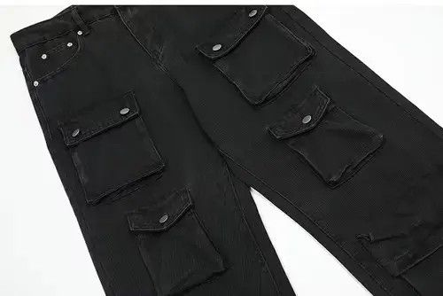 Designer × Japanese Brand × Vintage utility pocket baggy cargo pants Size US 32 / EU 48 - 4 Thumbnail